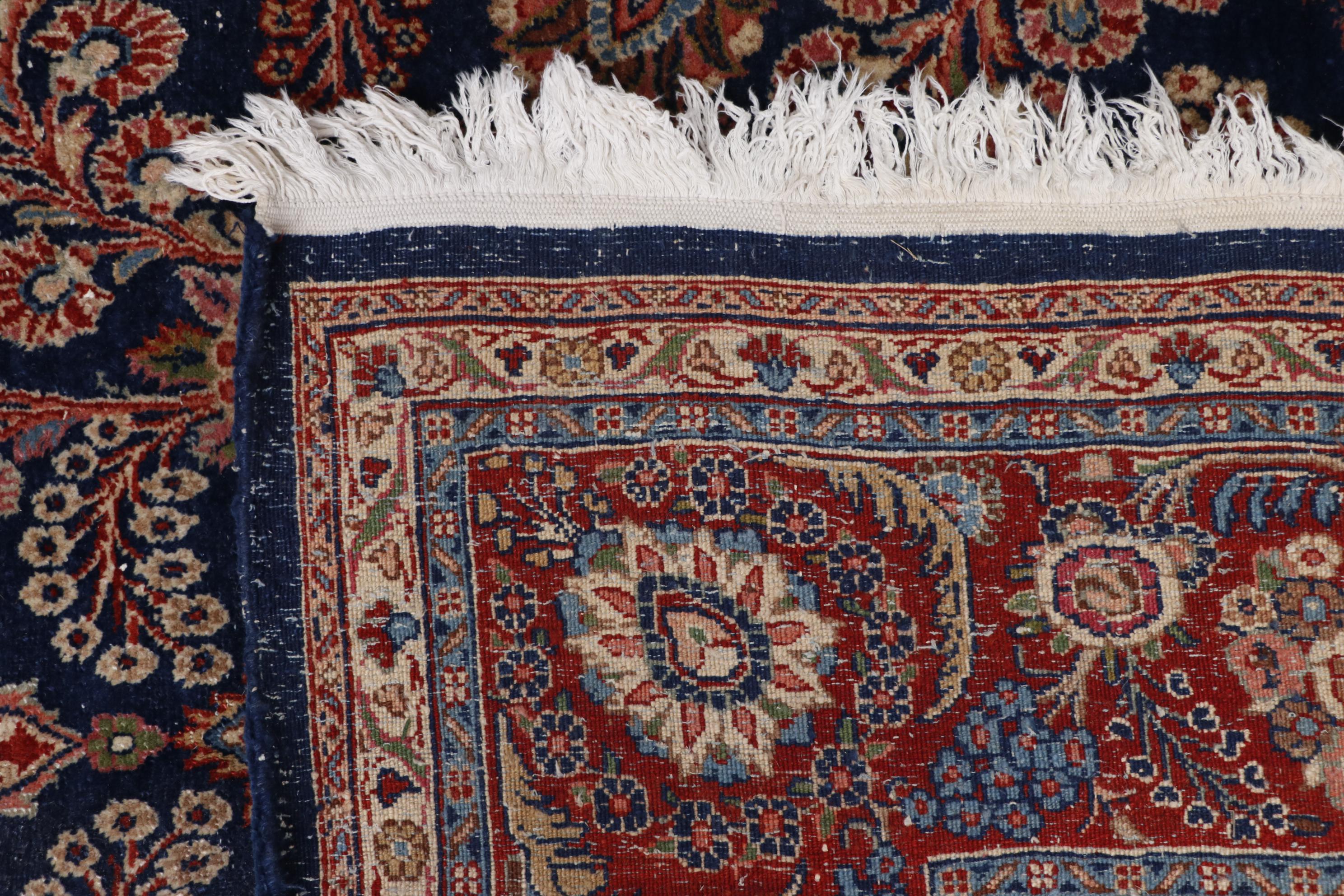 Hand-Knotted Persian Sarouk Wool Palace Sized Rug