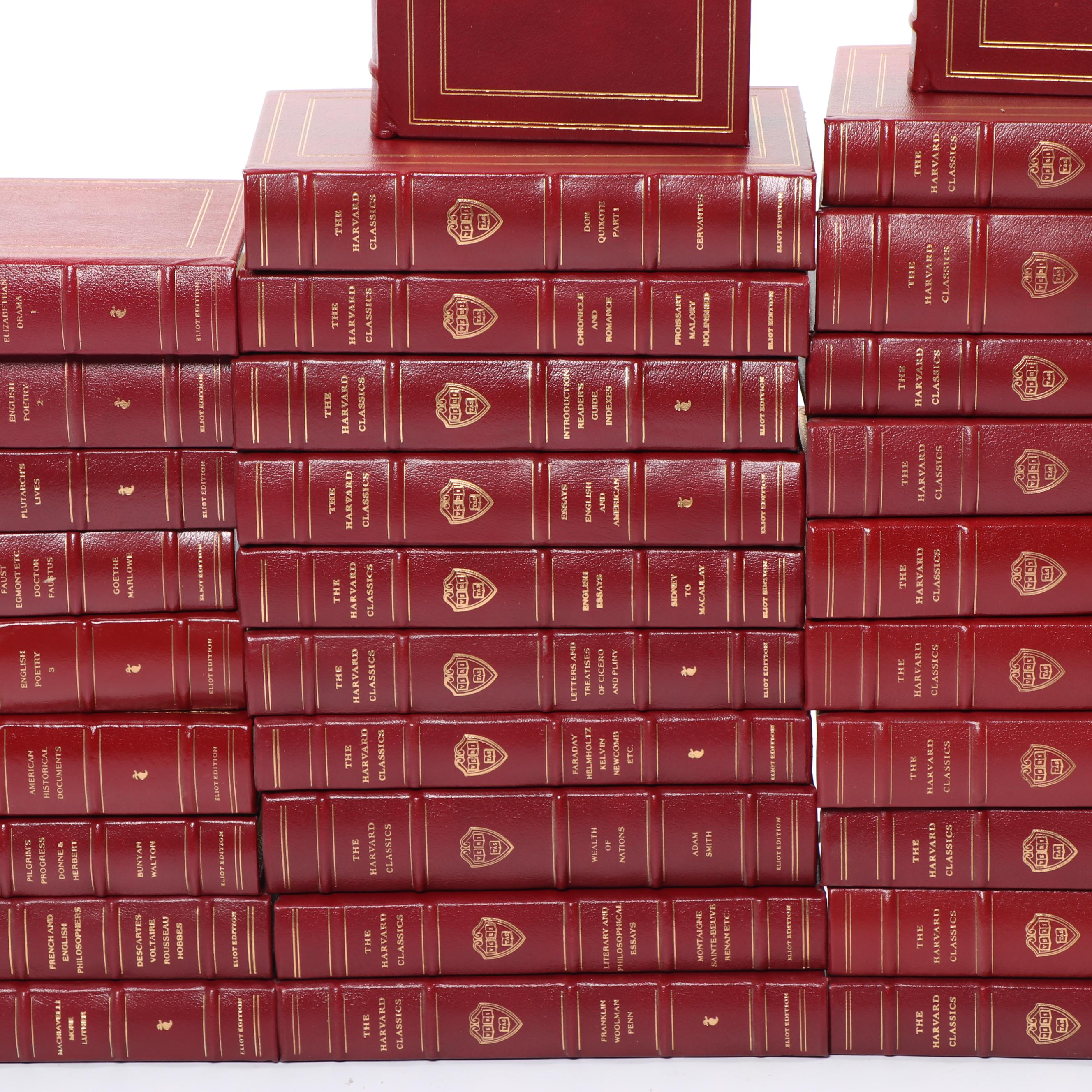 1990s Easton Press Millennium Edition "The Harvard Classics" Complete Set