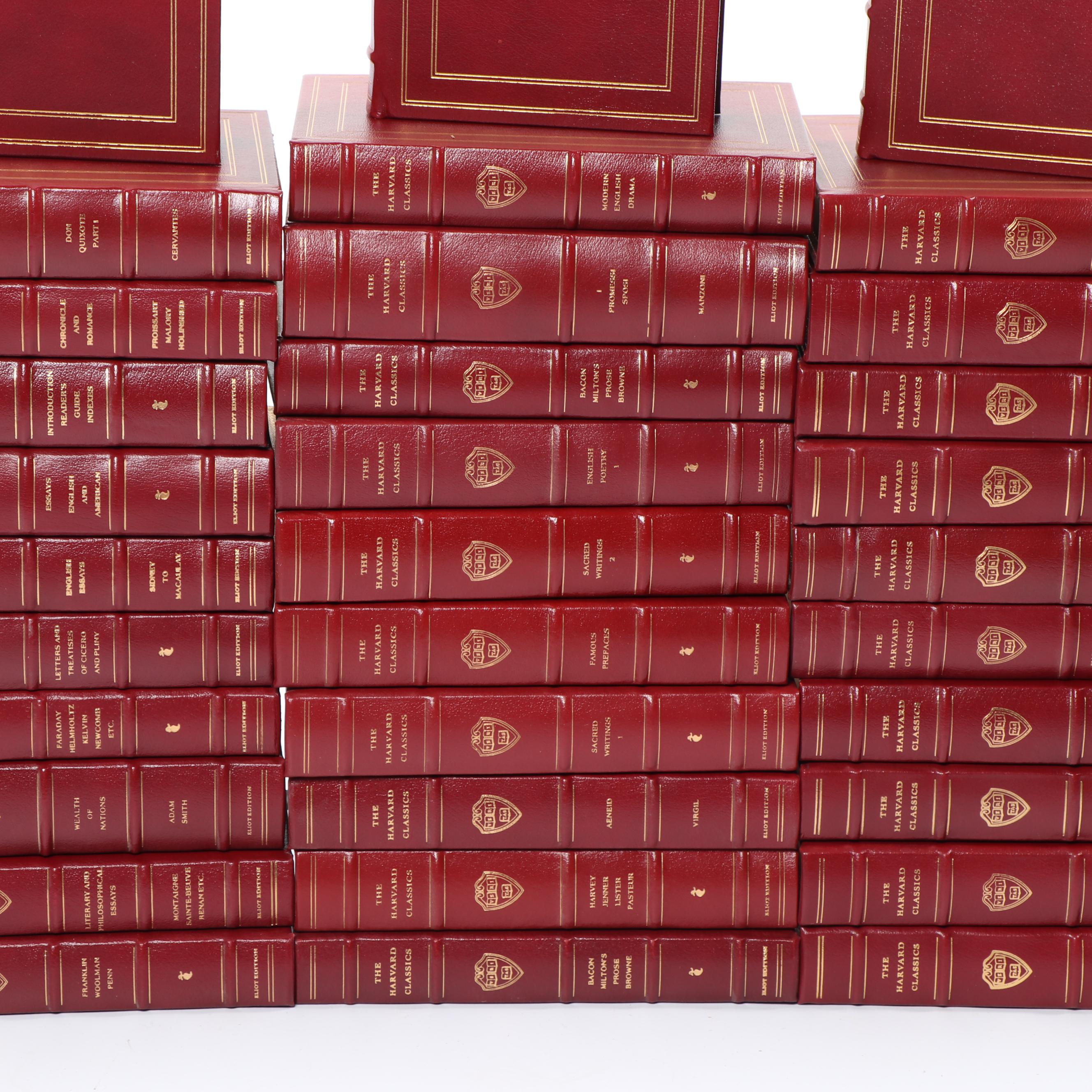 1990s Easton Press Millennium Edition "The Harvard Classics" Complete Set