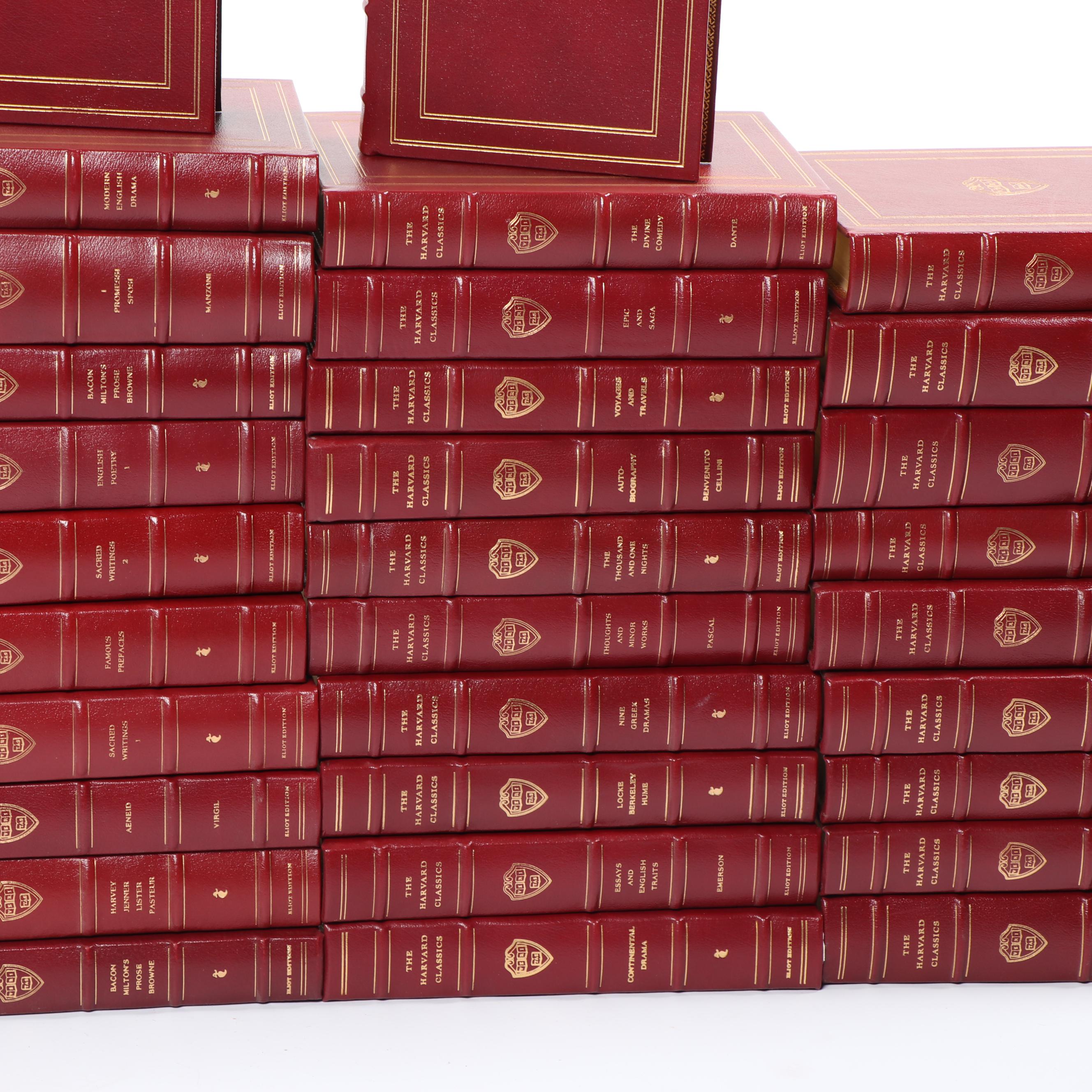 1990s Easton Press Millennium Edition "The Harvard Classics" Complete Set
