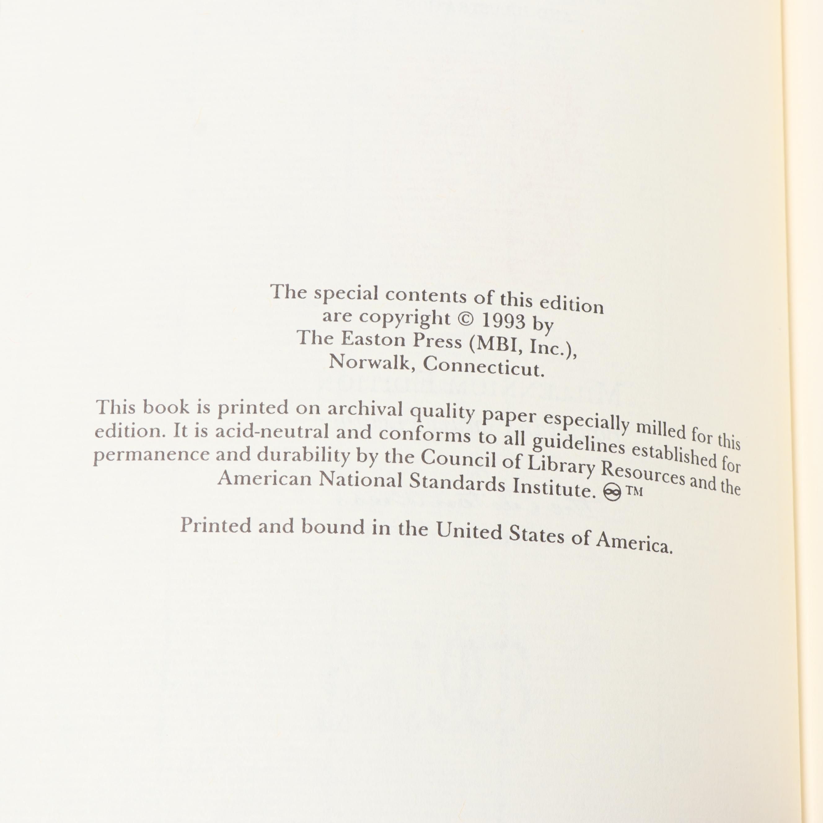 1990s Easton Press Millennium Edition "The Harvard Classics" Complete Set