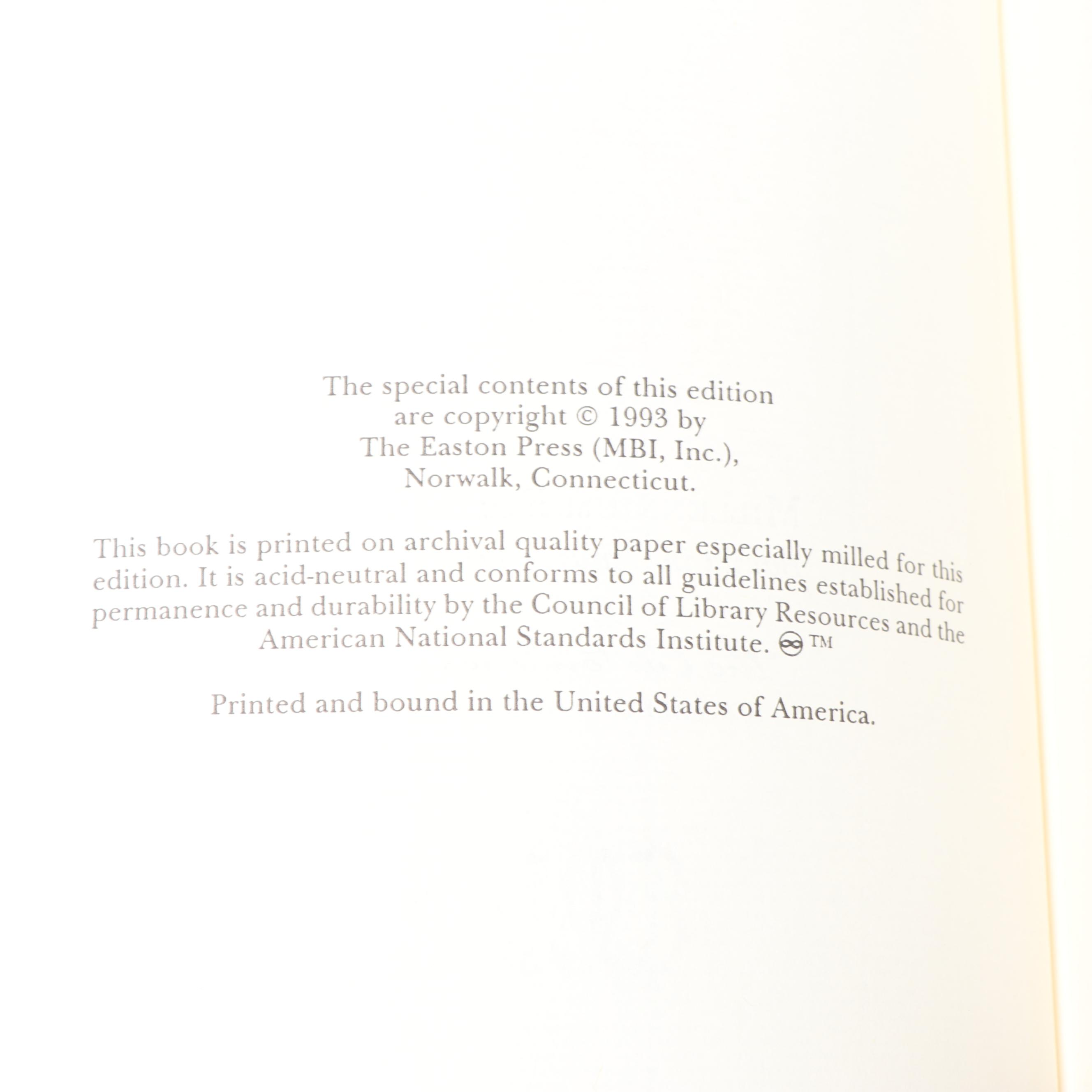 1990s Easton Press Millennium Edition "The Harvard Classics" Complete Set