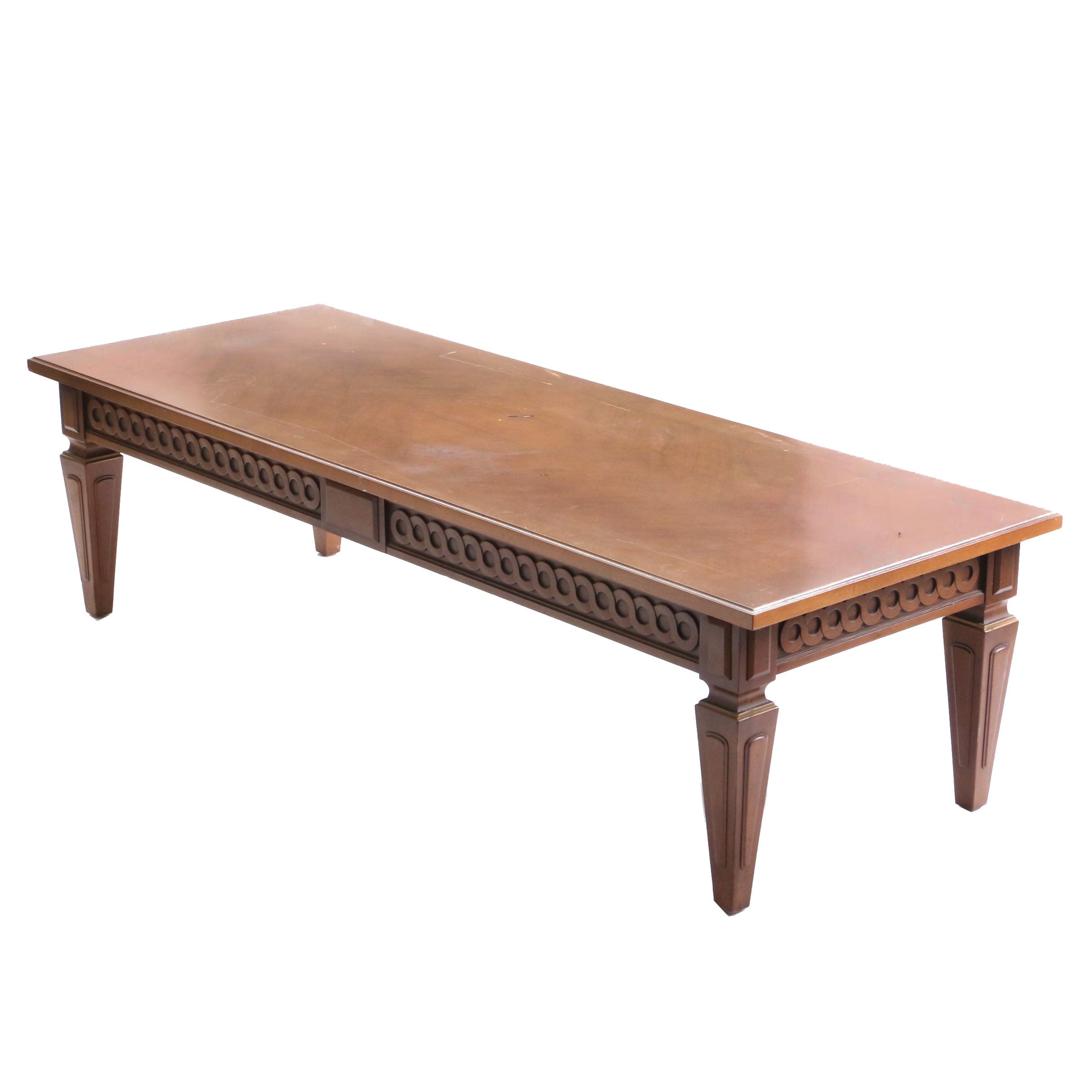 Vintage Mediterranean-Style Coffee Table