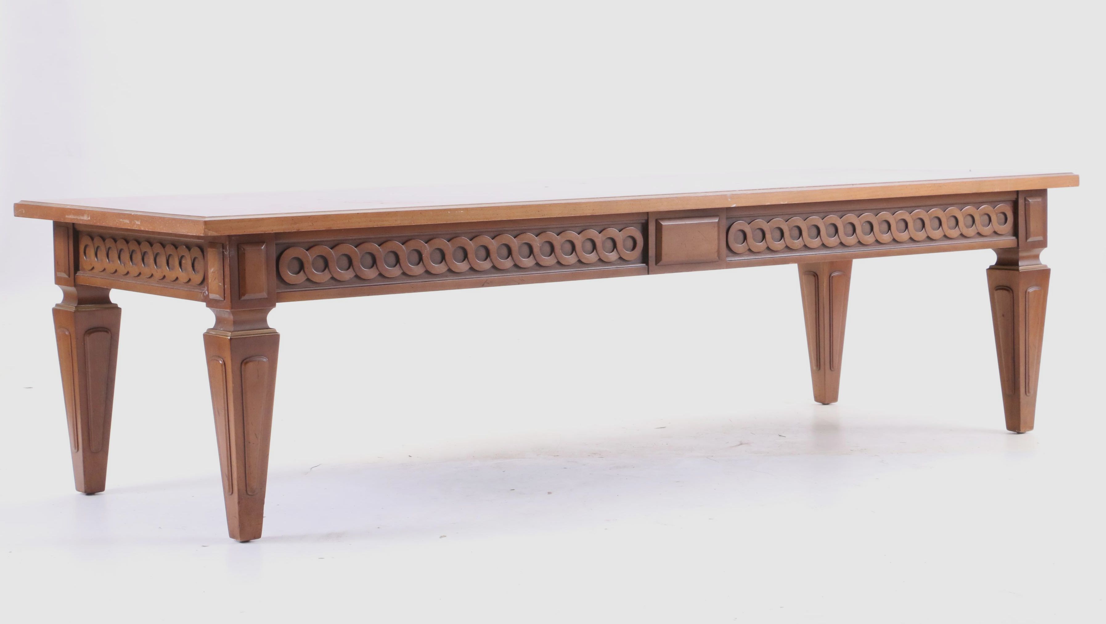 Vintage Mediterranean-Style Coffee Table