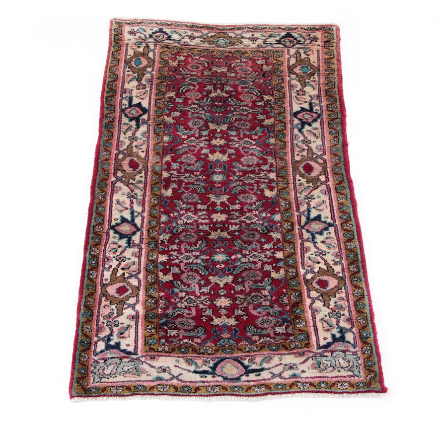 Hand-Knotted Indo-Persian Area Rug