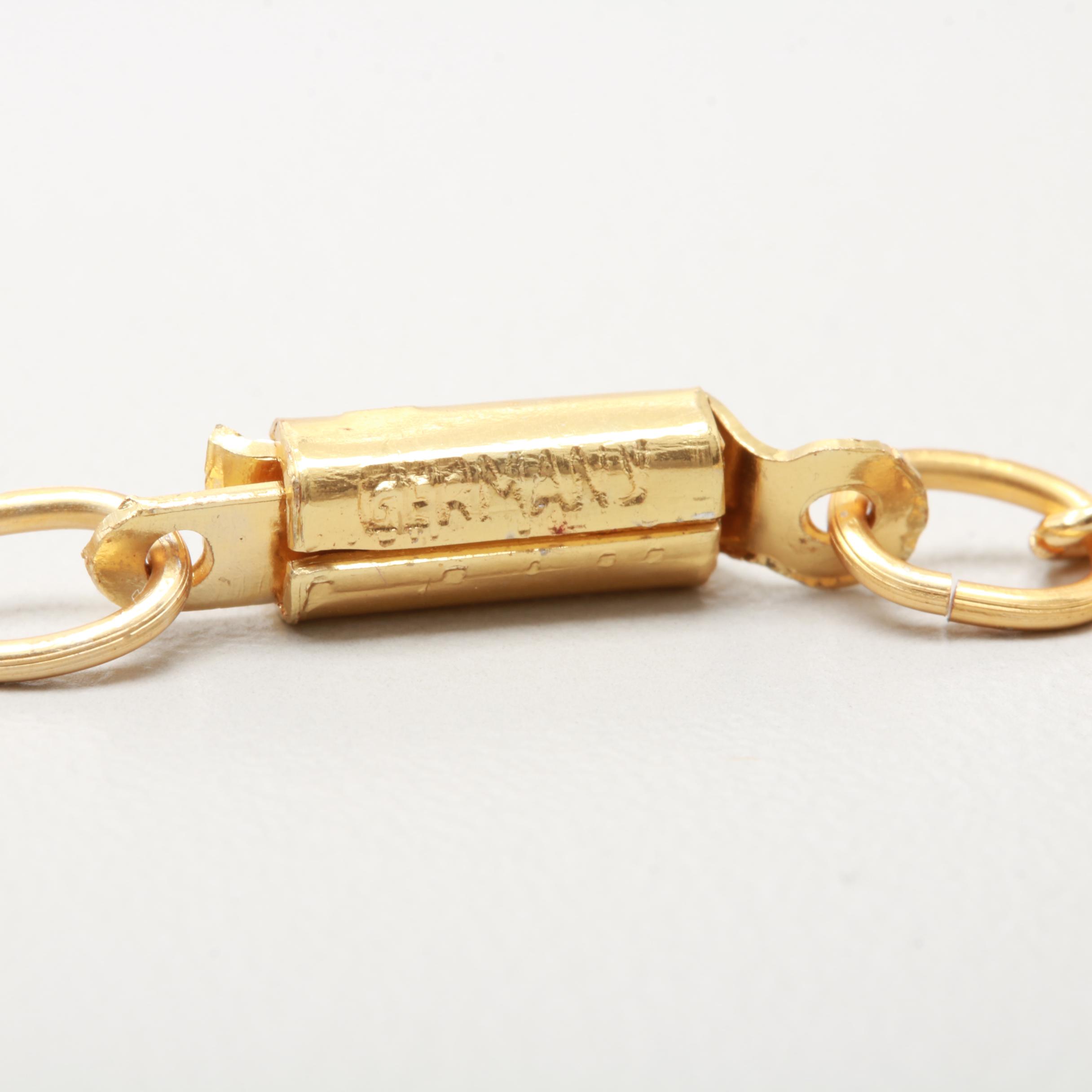 Assorted Gold Tone Shell, Bone and Glass Costume Jewelry