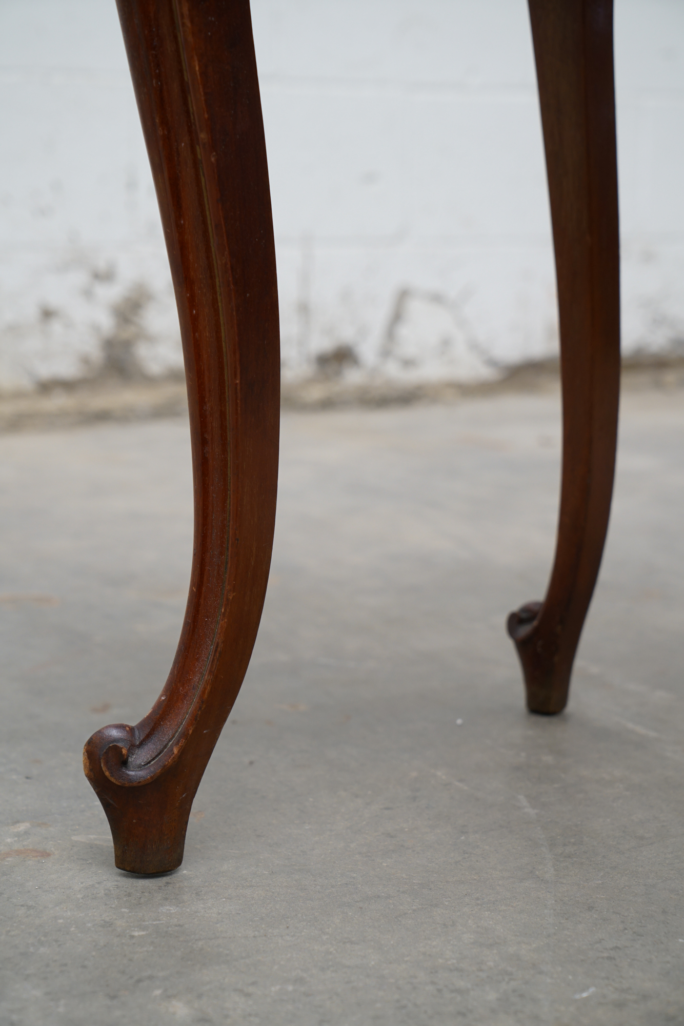 Louis XV Style Mahogany and Marble Bedside Cabinet, Late 19th Century
