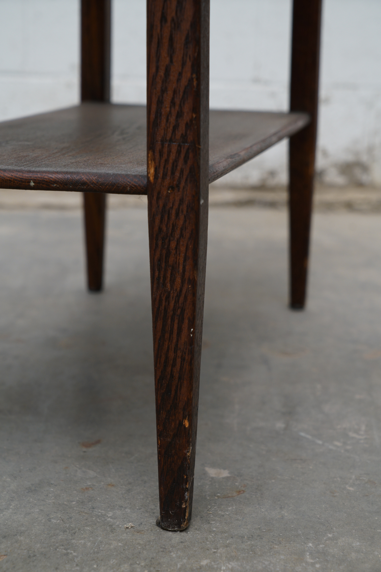 Oak Book Rack, Mid-20th Century