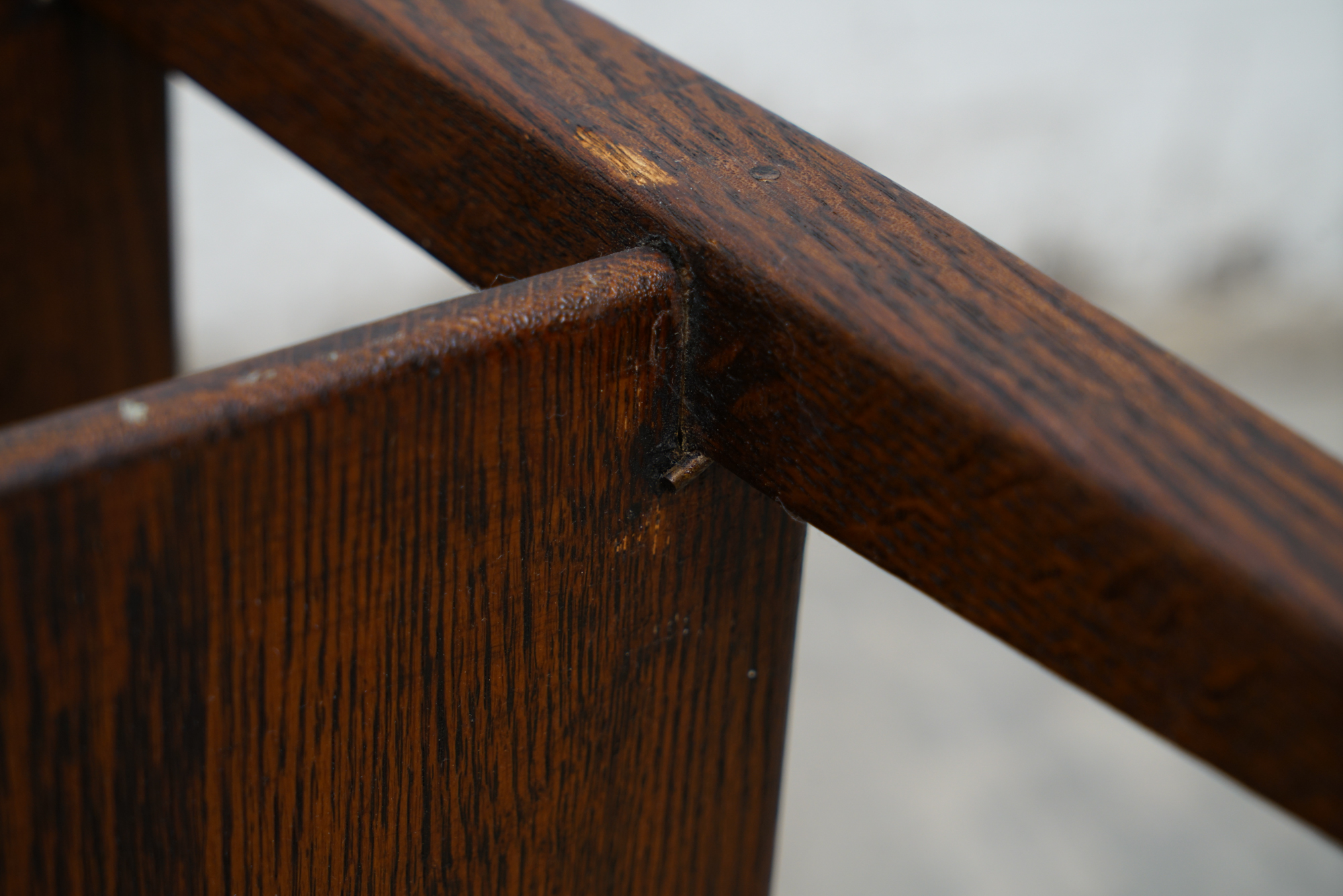 Oak Book Rack, Mid-20th Century