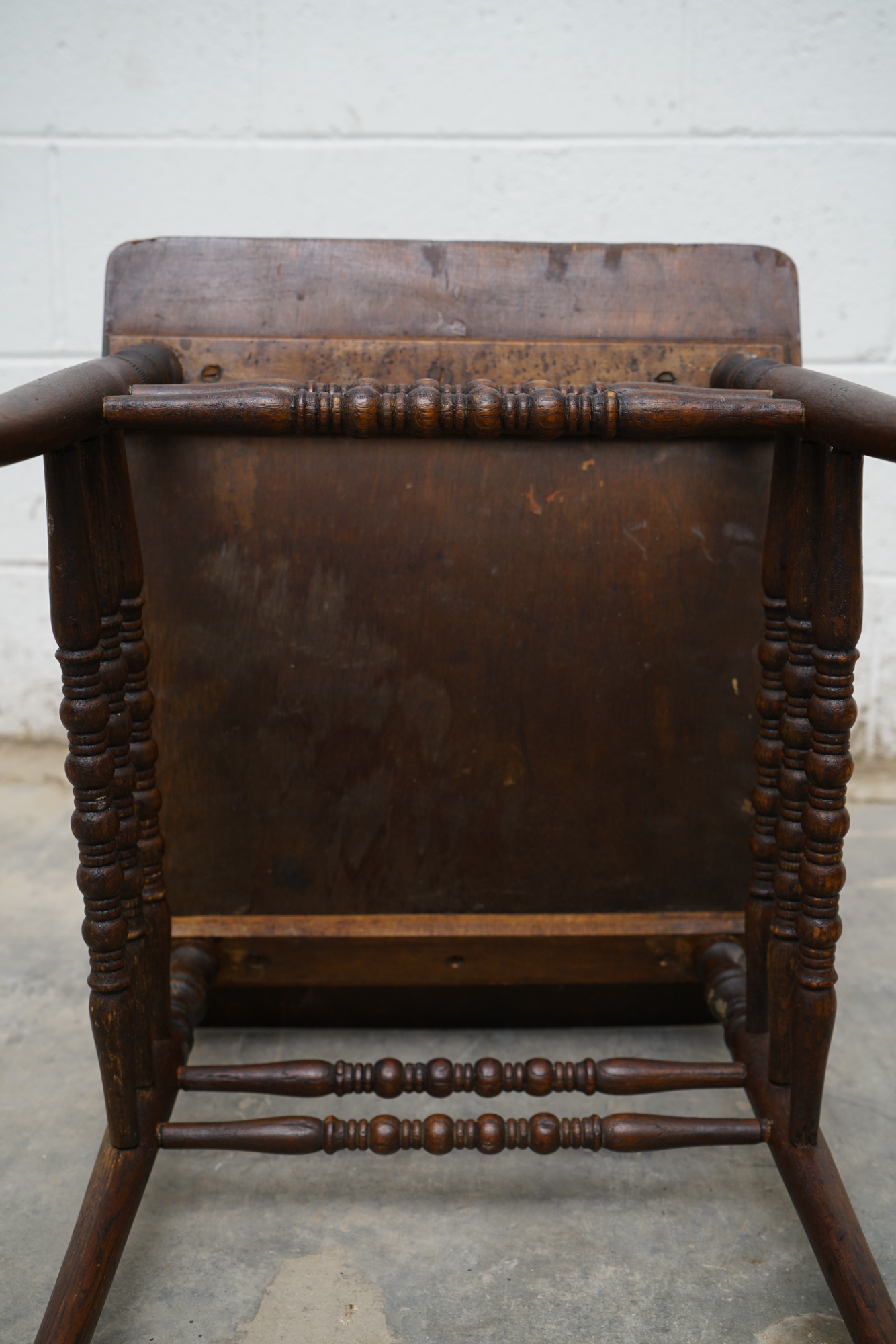 Victorian Oak Thebes Stool, Late 19th Century