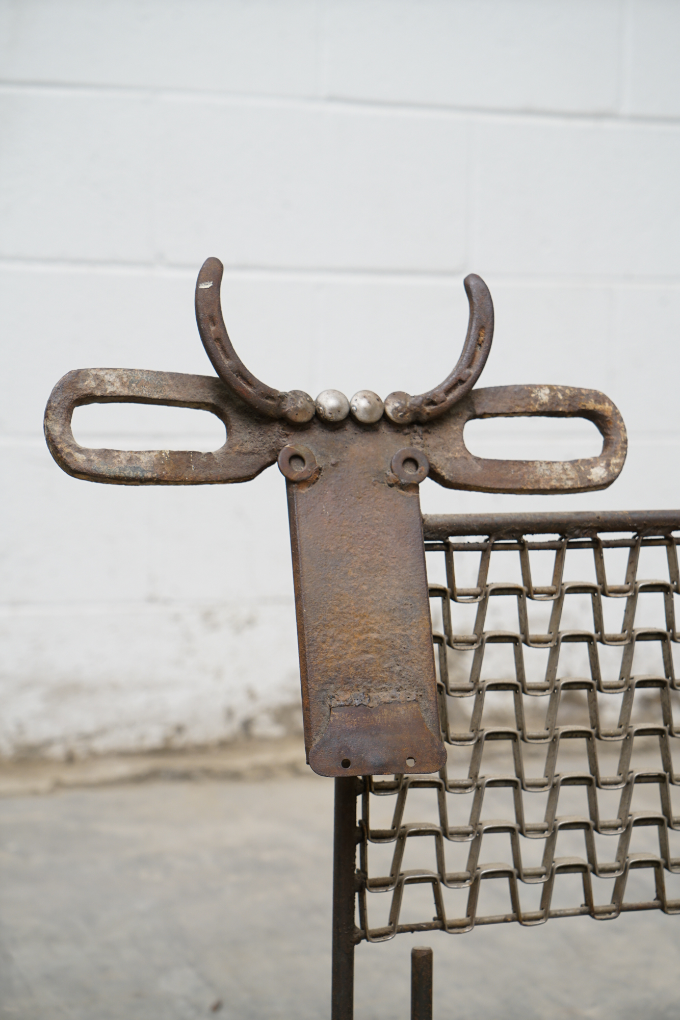 Bill Heise Metal Cow Sculpture