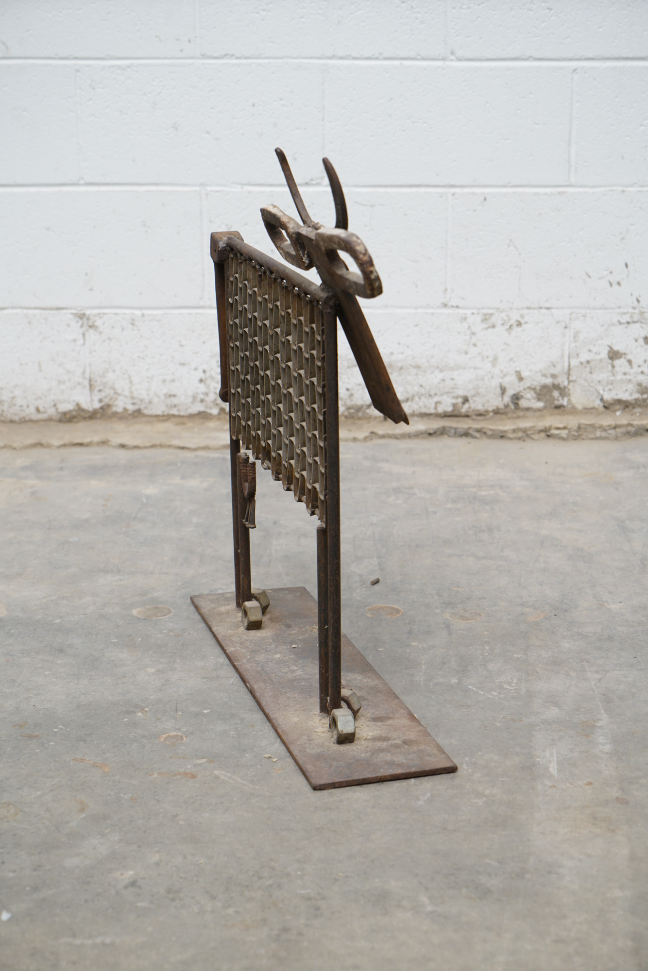 Bill Heise Metal Cow Sculpture