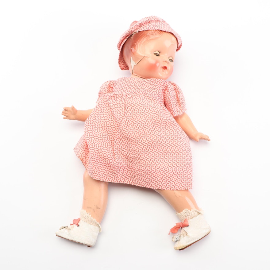 Patsy Inspired Composition Baby Doll, Circa 1930-40s