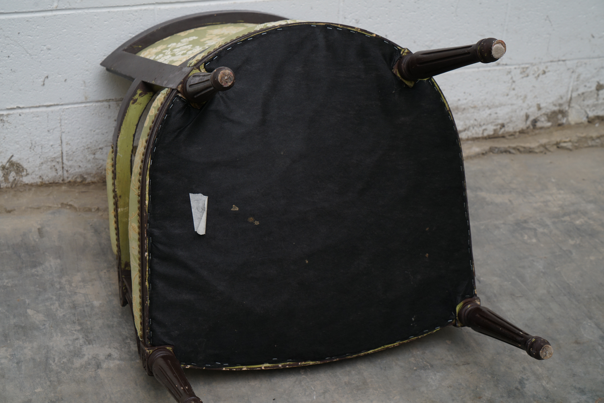 Louis XVI Style Upholstered Fauteuils, Early 20th Century
