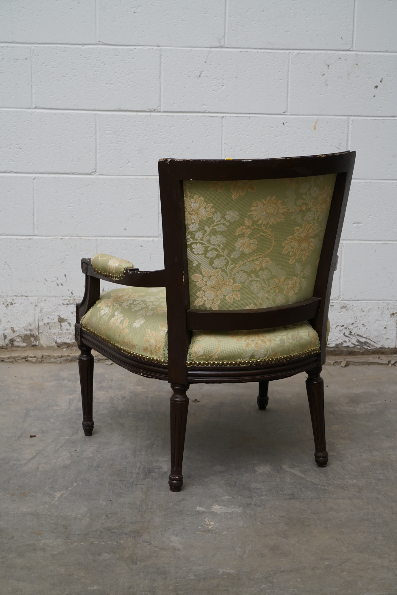 Louis XVI Style Upholstered Fauteuils, Early 20th Century