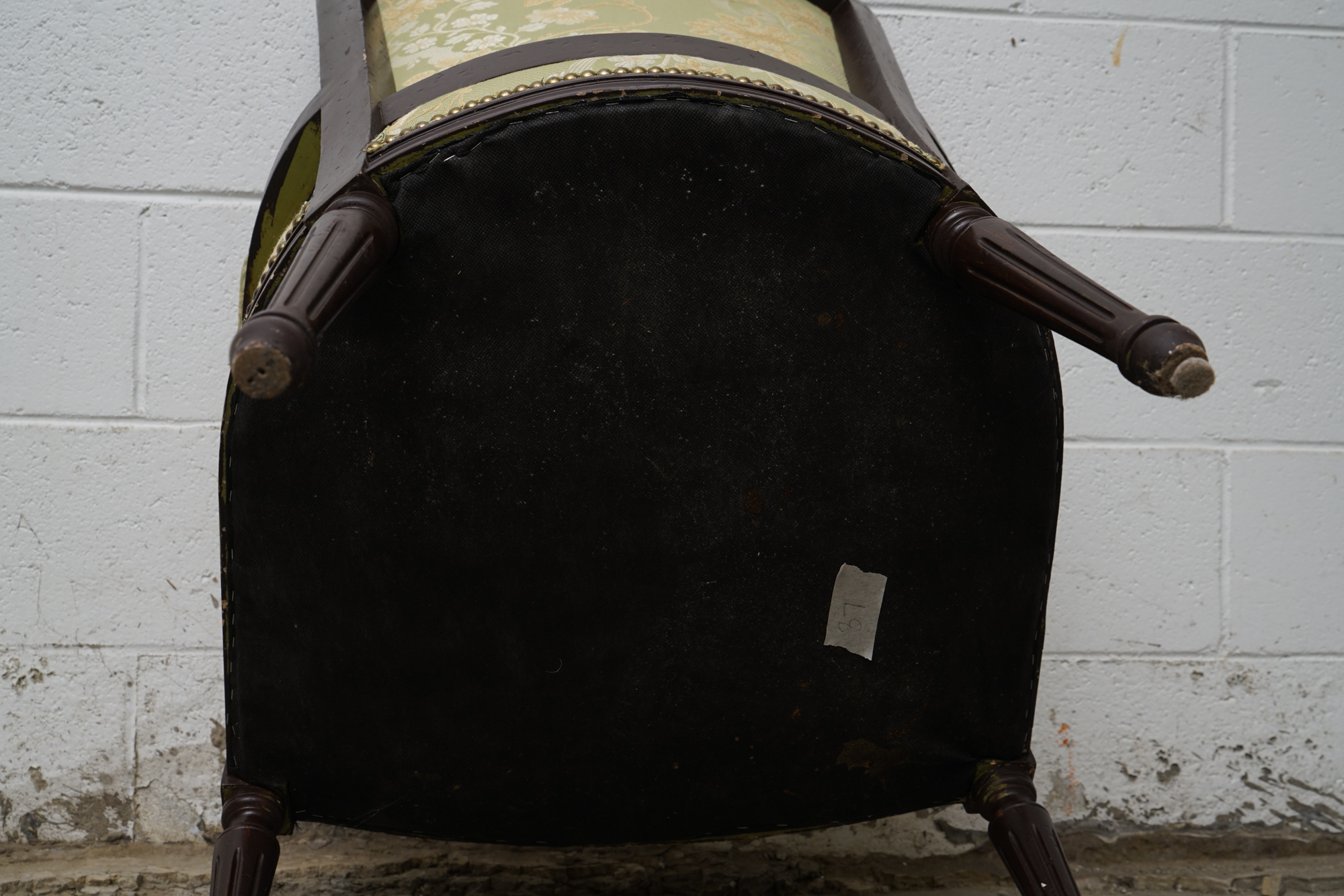 Louis XVI Style Upholstered Fauteuils, Early 20th Century