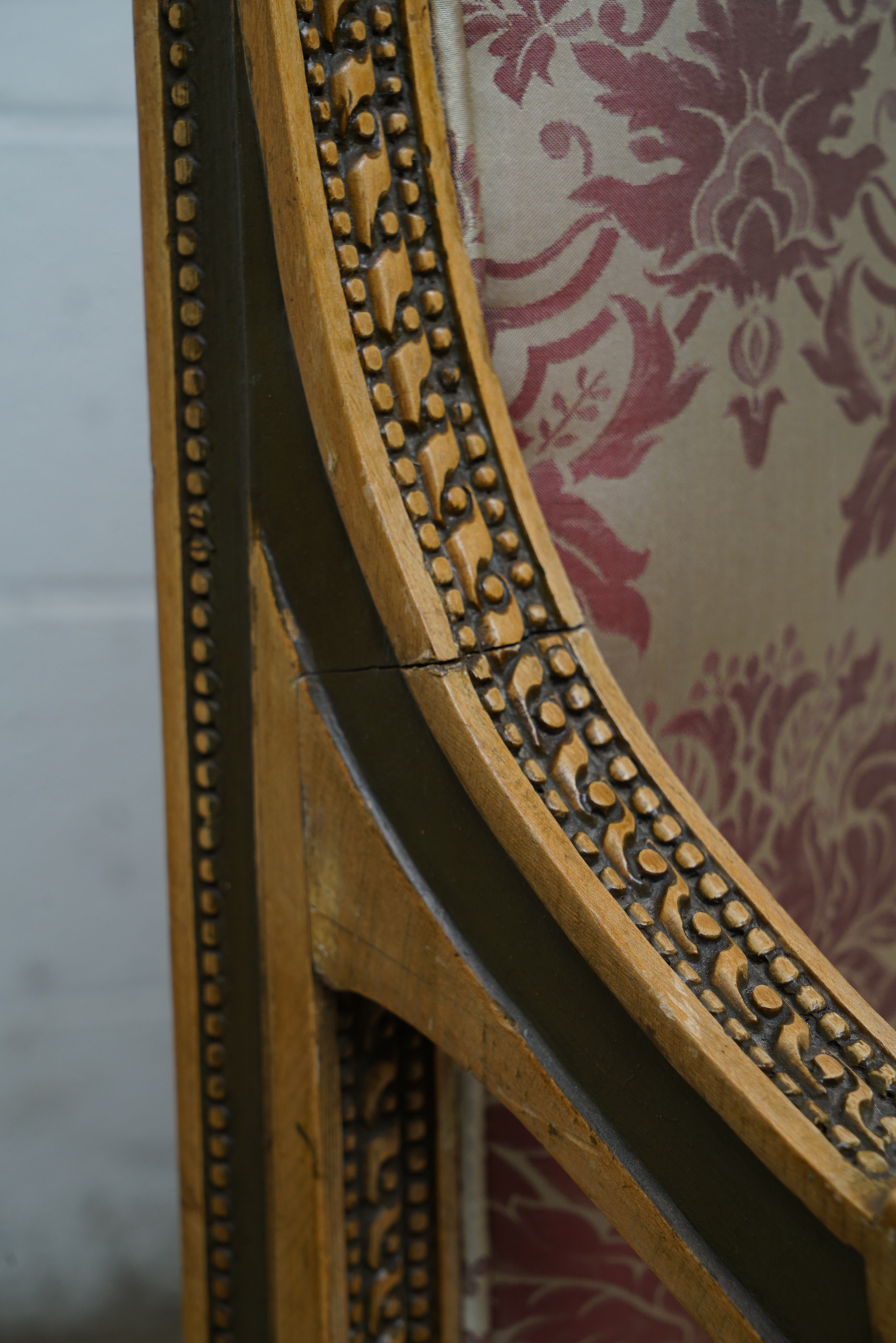 Louis XVI Style Carved Mahogany Armchairs, Early 20 Century