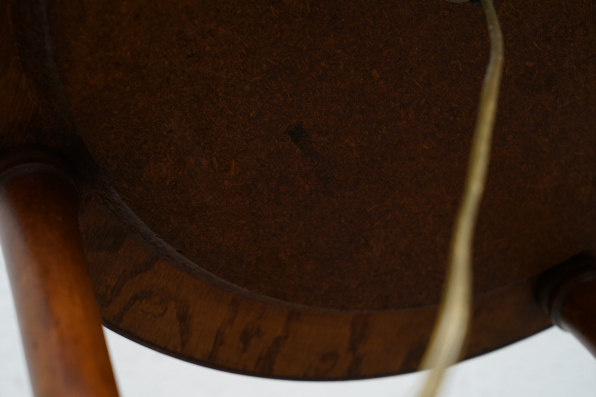 Frederick Cooper Faux Bamboo Brass Tray Side Table Floor Lamps