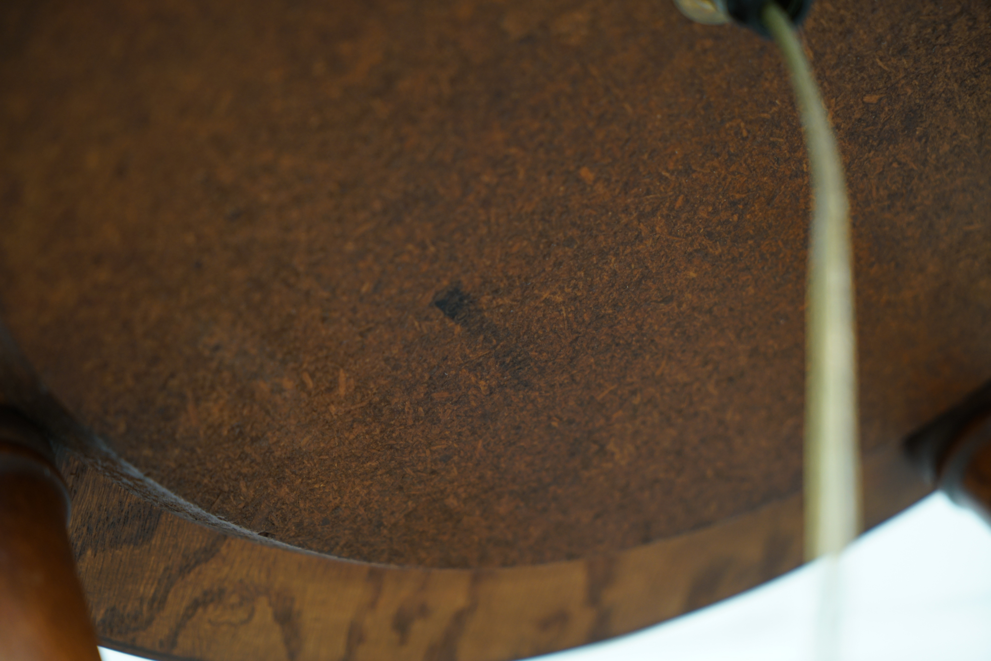 Frederick Cooper Faux Bamboo Brass Tray Side Table Floor Lamps