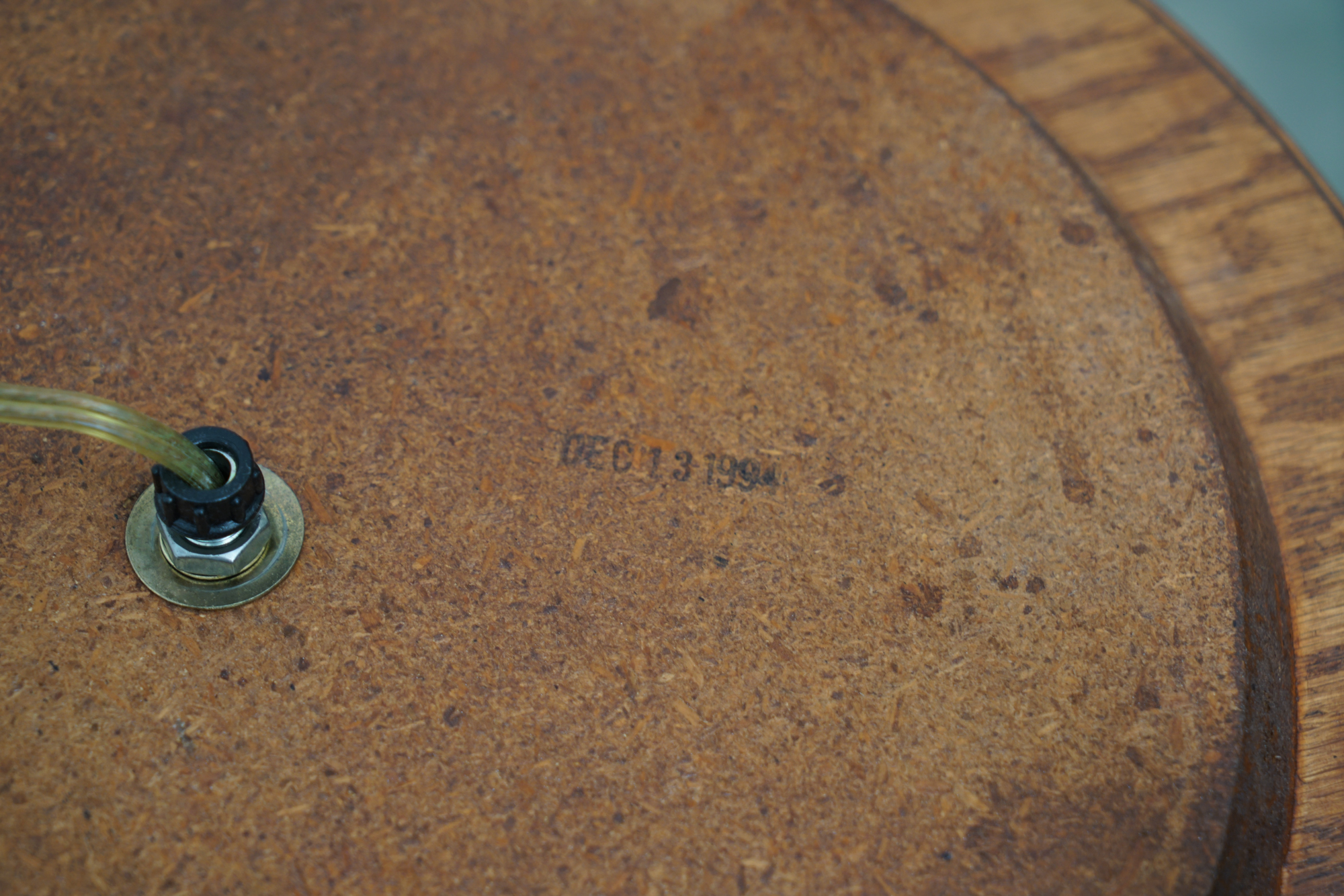 Frederick Cooper Faux Bamboo Brass Tray Side Table Floor Lamps