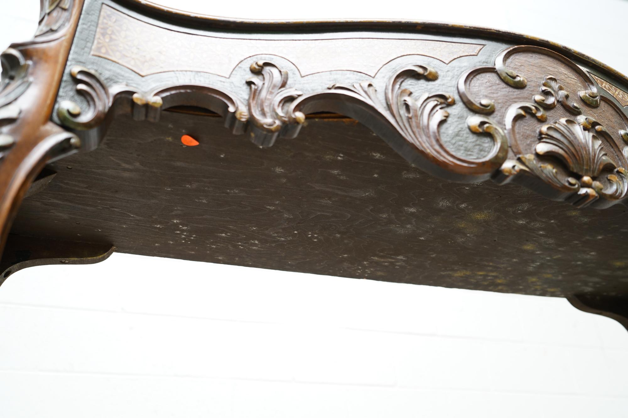 Louis XV Style Painted Walnut Cartonnier, 20th Century