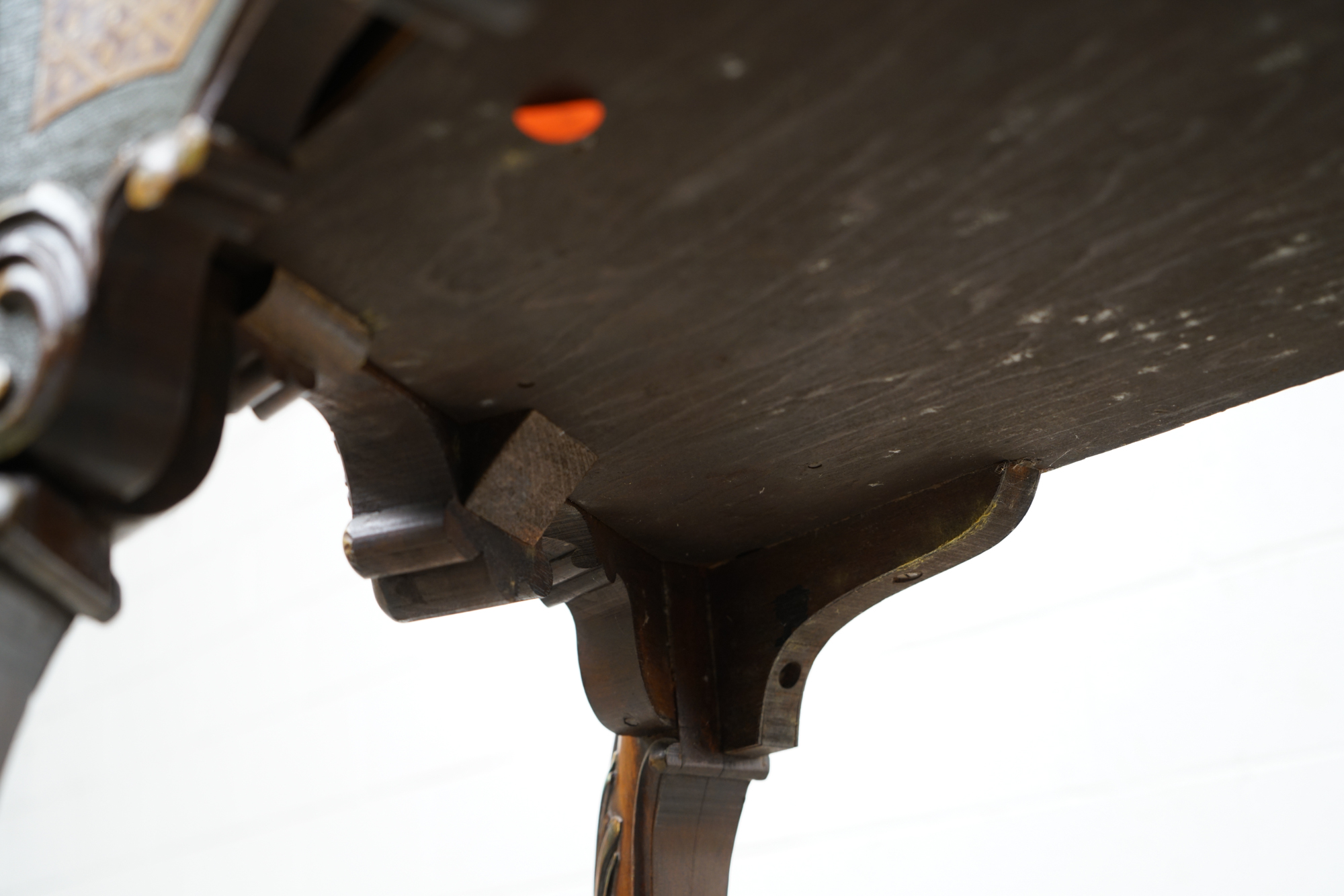 Louis XV Style Painted Walnut Cartonnier, 20th Century