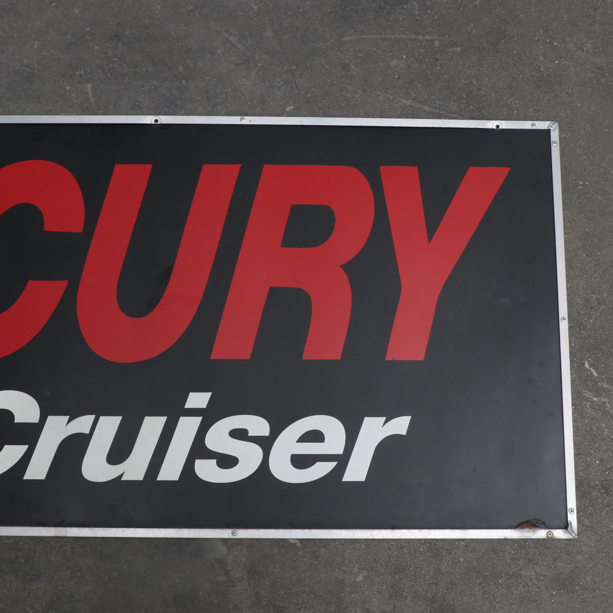 Mercury MerCruiser Boat Engines Advertising Sign