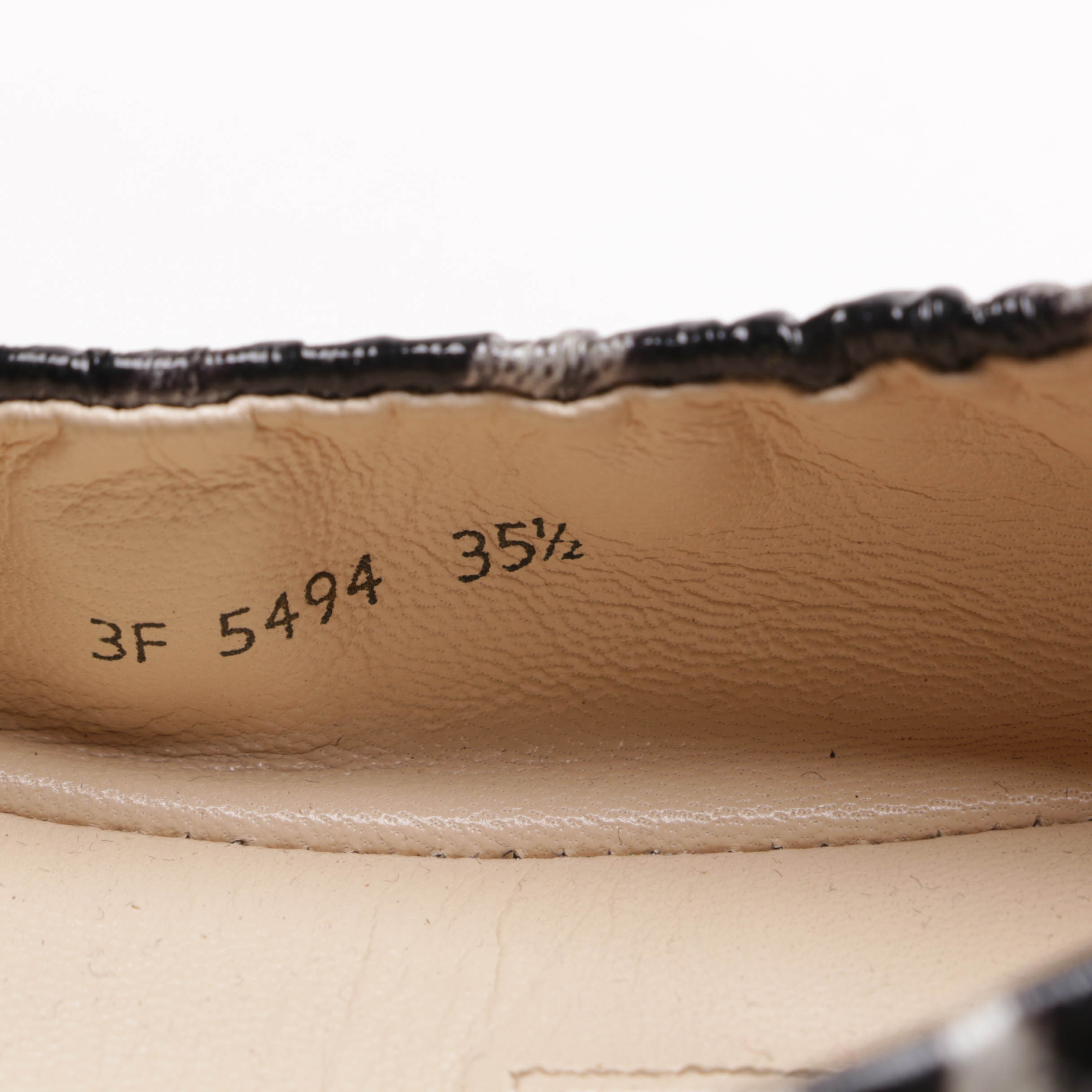 Prada Leopard Print Patent Leather Flats