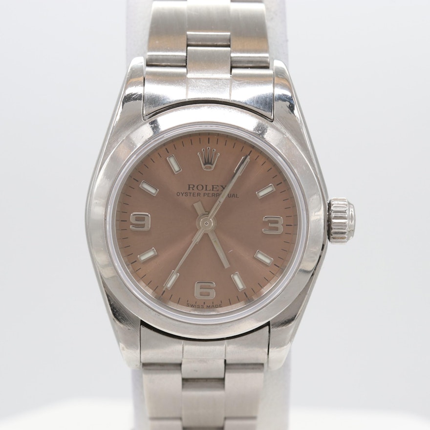 Rolex Oyster Perpetual Stainless Steel Wristwatch, 2001