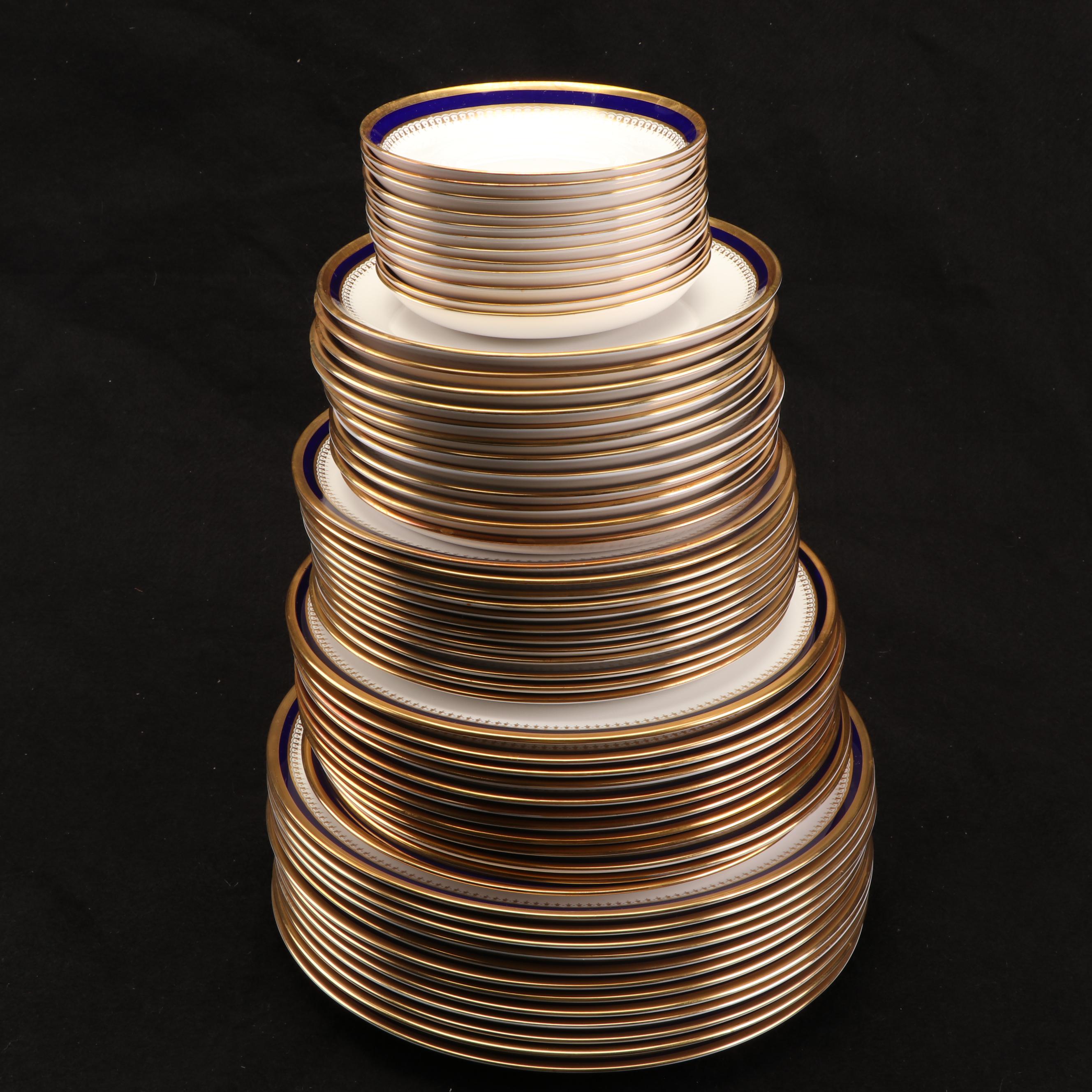 Spode "Knightsbridge Cobalt Blue" Bone China Dinnerware