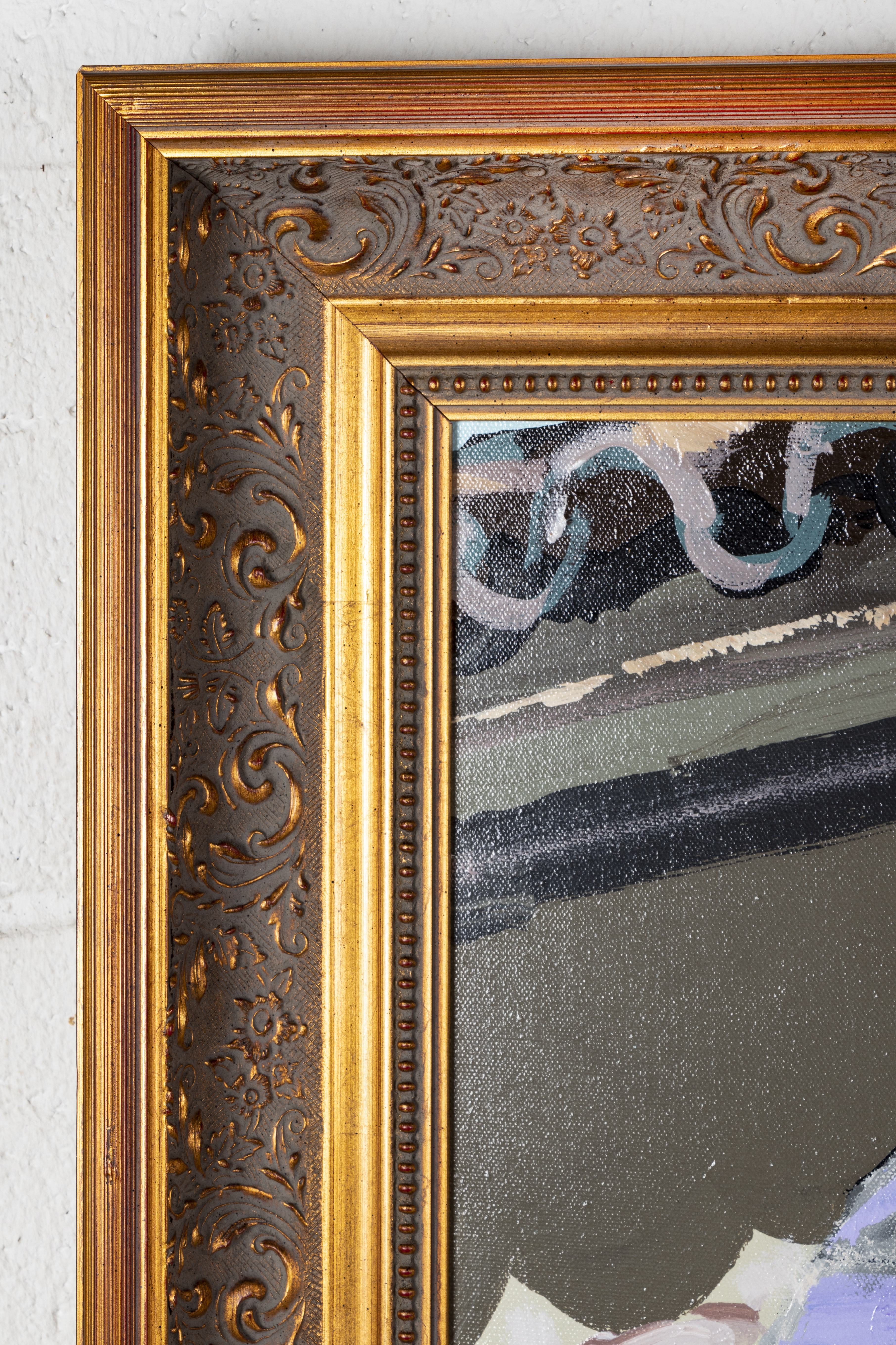 Oil Painting of 20th Century Style Figures