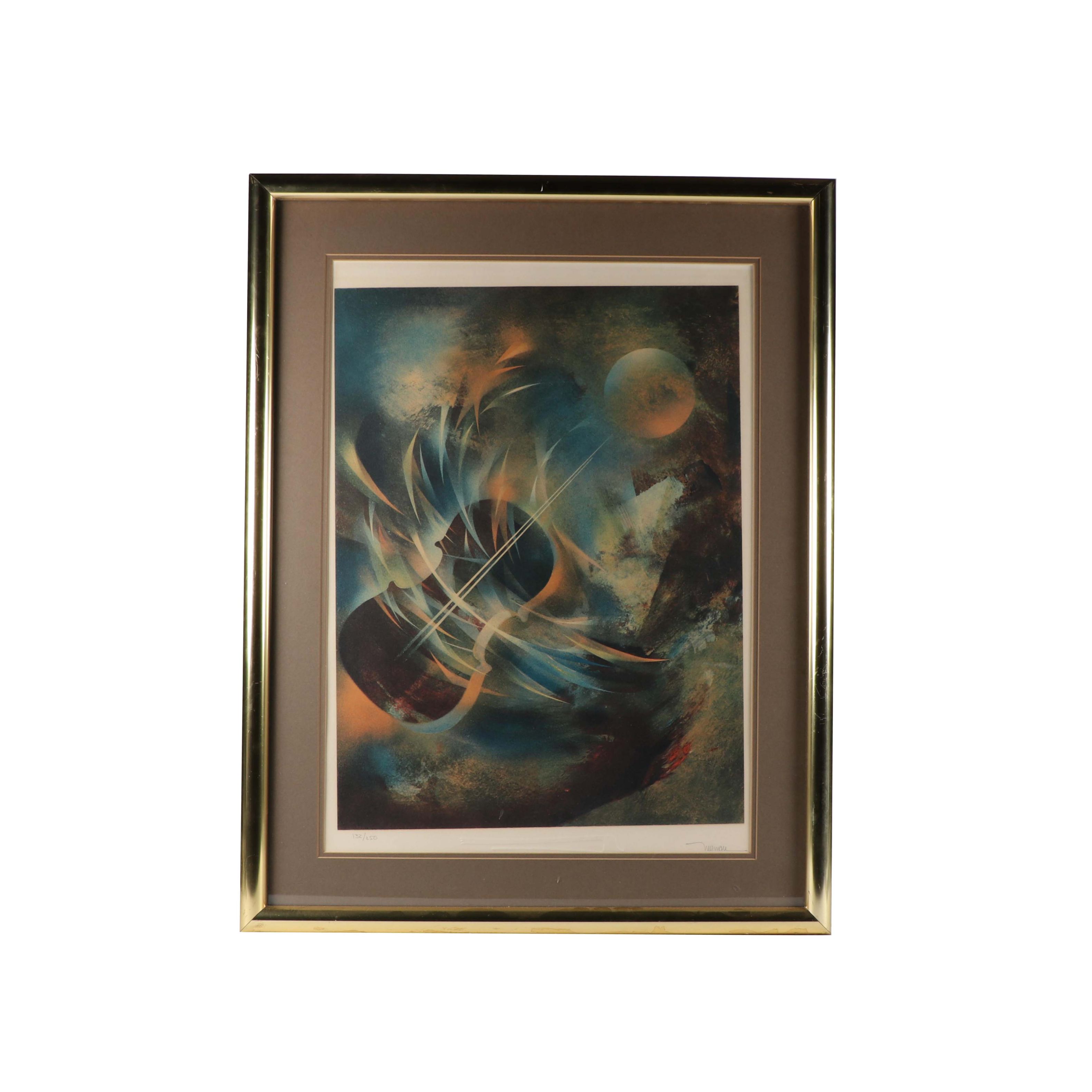 Leonard Nierman Lithograph