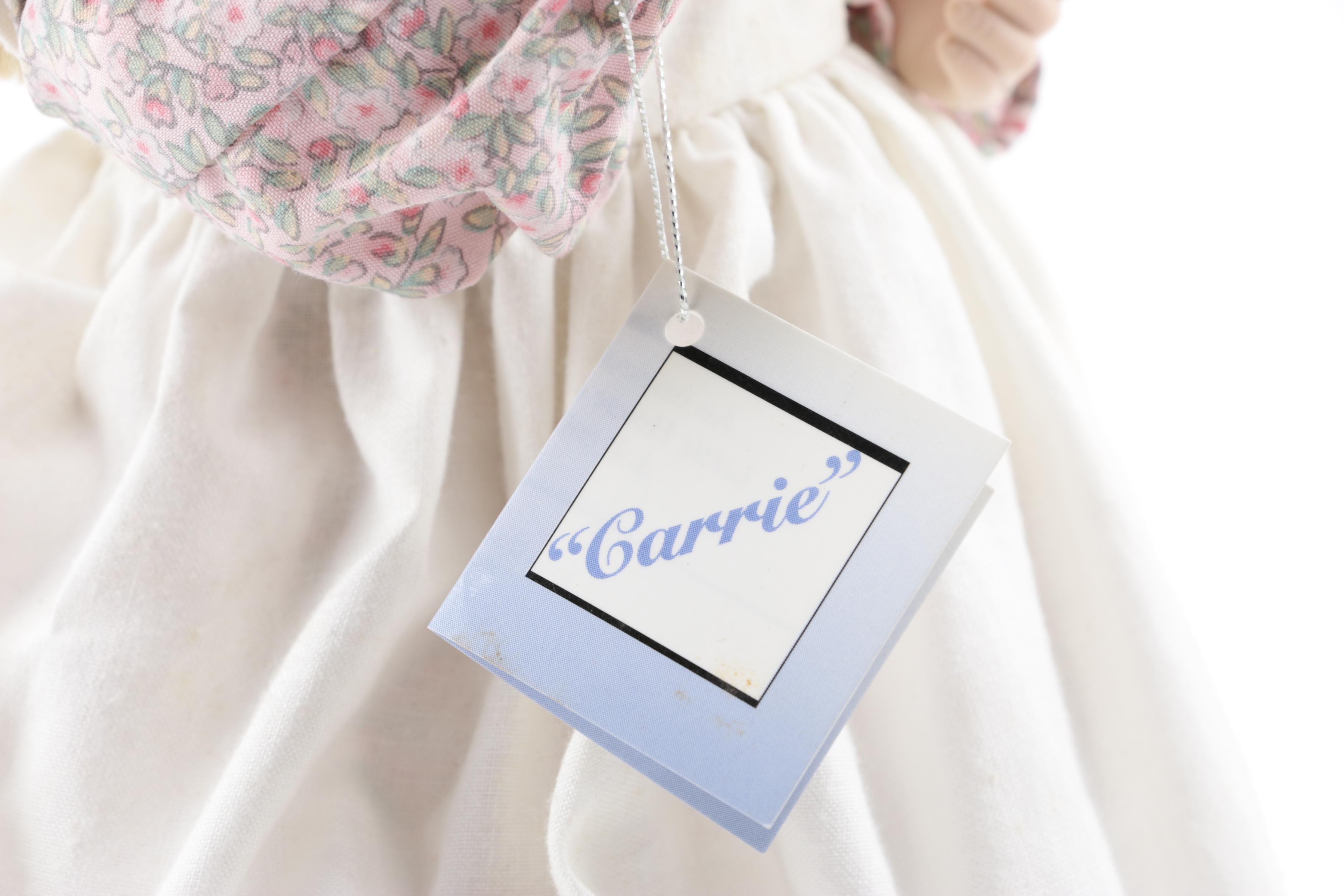 Ashton-Drake Galleries Porcelain Dolls Including "Carrie", 1990s