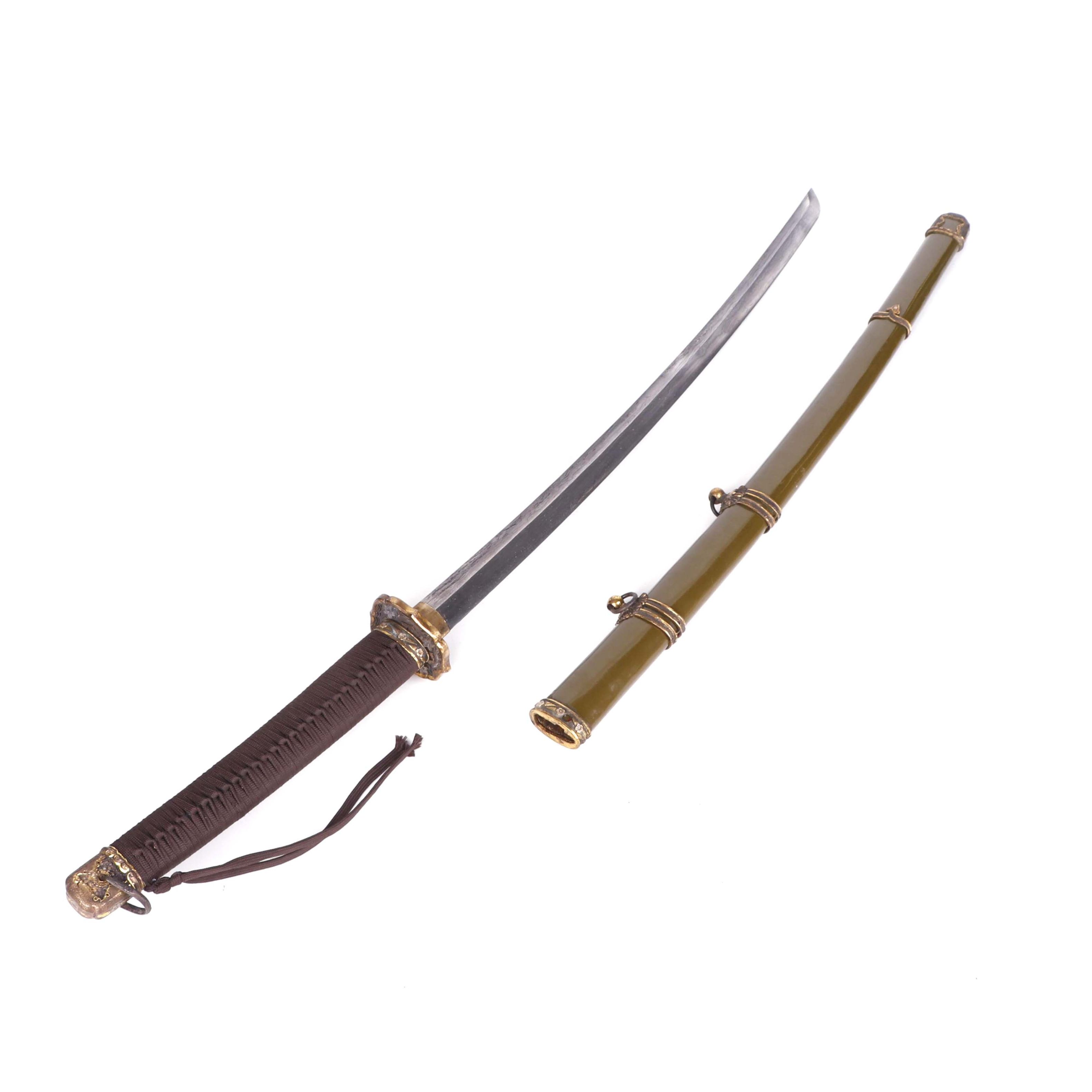Chinese Reproduction Shin-Gunto Style Sword with Scabbard