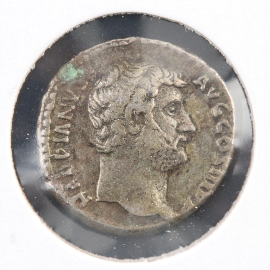 Ancient Roman Imperial Emperor Hadrian AR Denarius, Ca. 125 A.D.