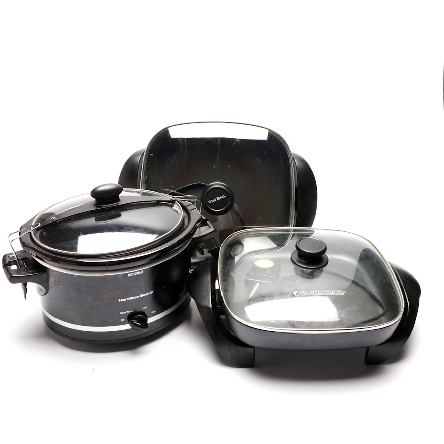Electric Fry Pans and Slow Cooker