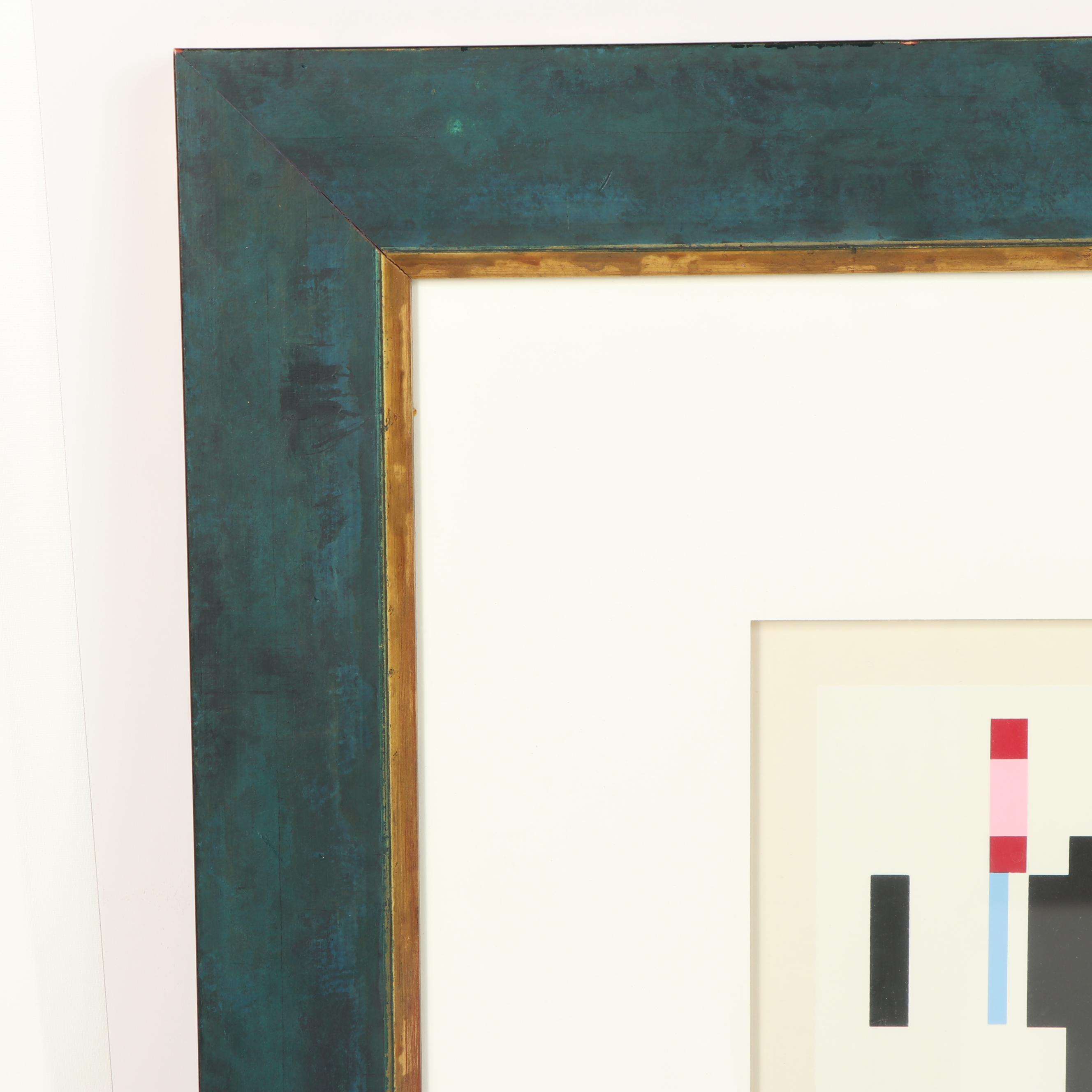 Yaacov Agam Serigraph from the "Hommage a G.B." Series