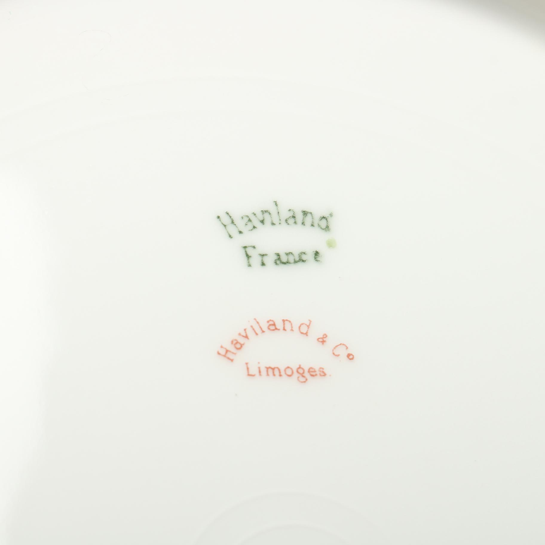 Haviland & Co. Limoges "Schleiger 526" Pattern Dinner Service