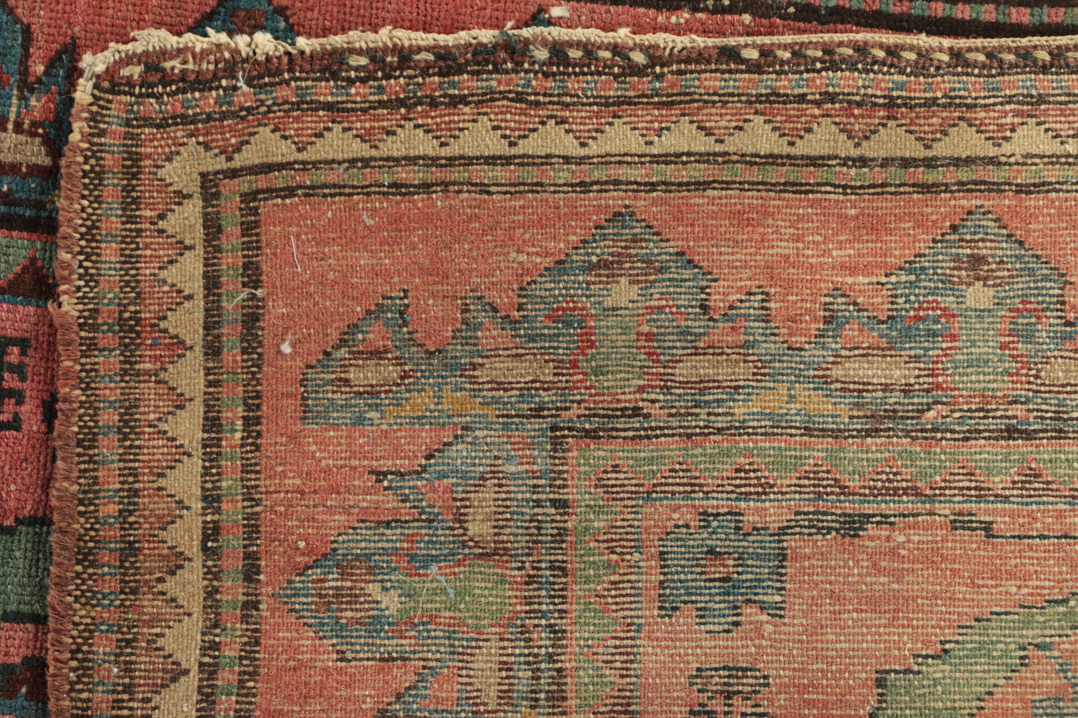 Semi-Antique Hand-Knotted Caucasian Shirvan Wool Rug