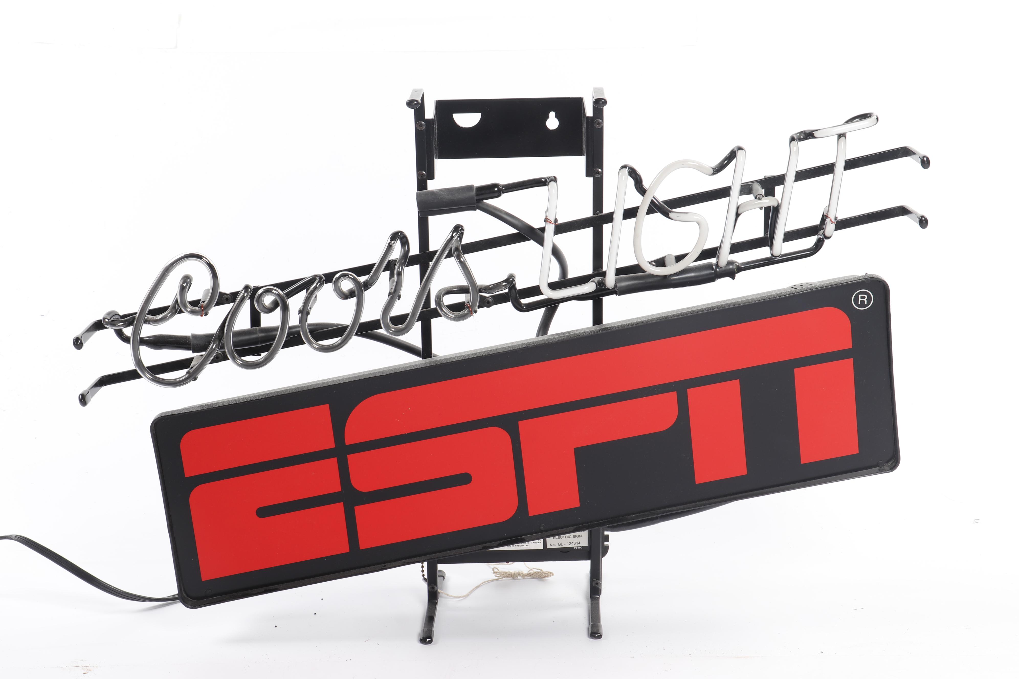 ESPN Coors Light Neon Sign