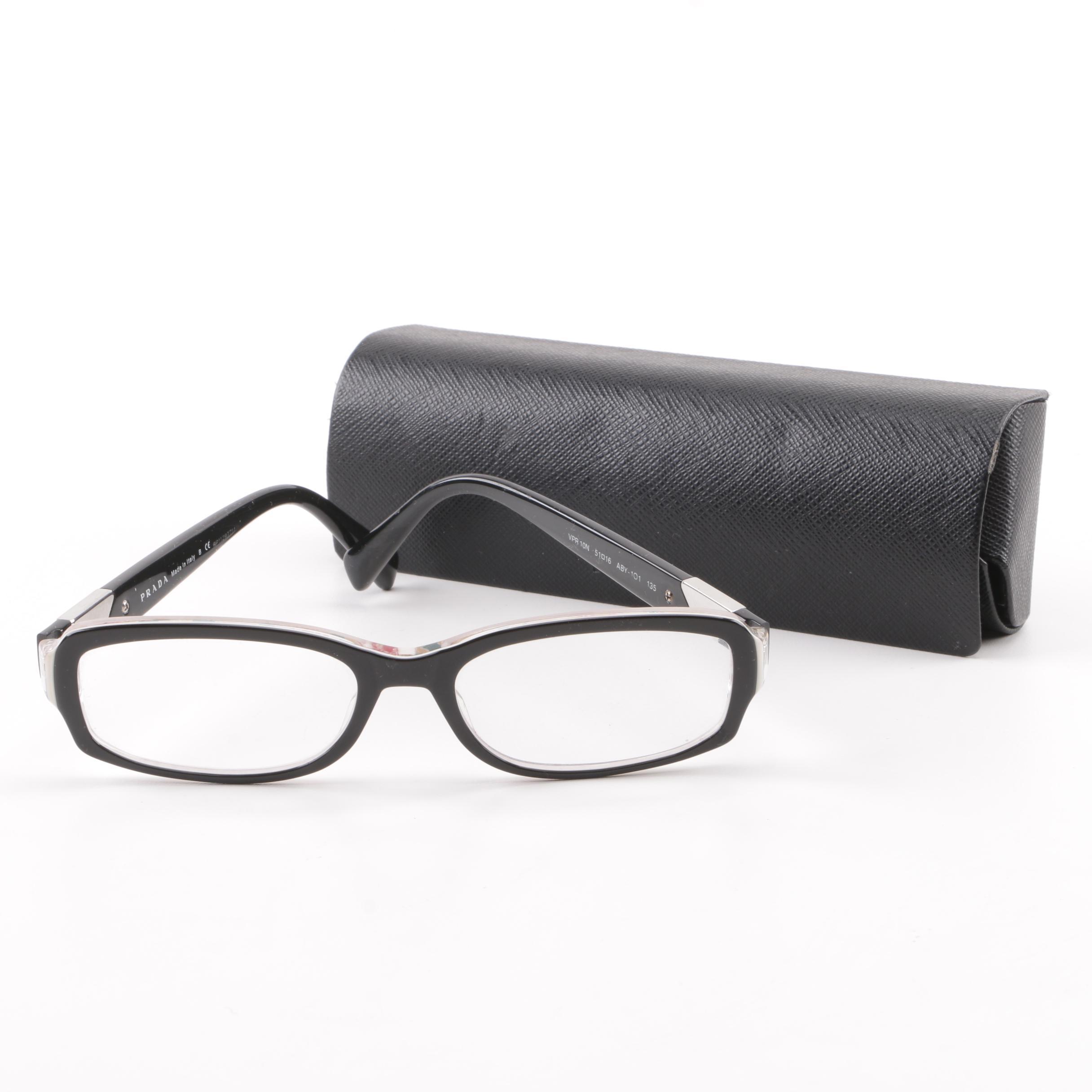 Prada VPR 10N Prescription Eyeglasses with Case