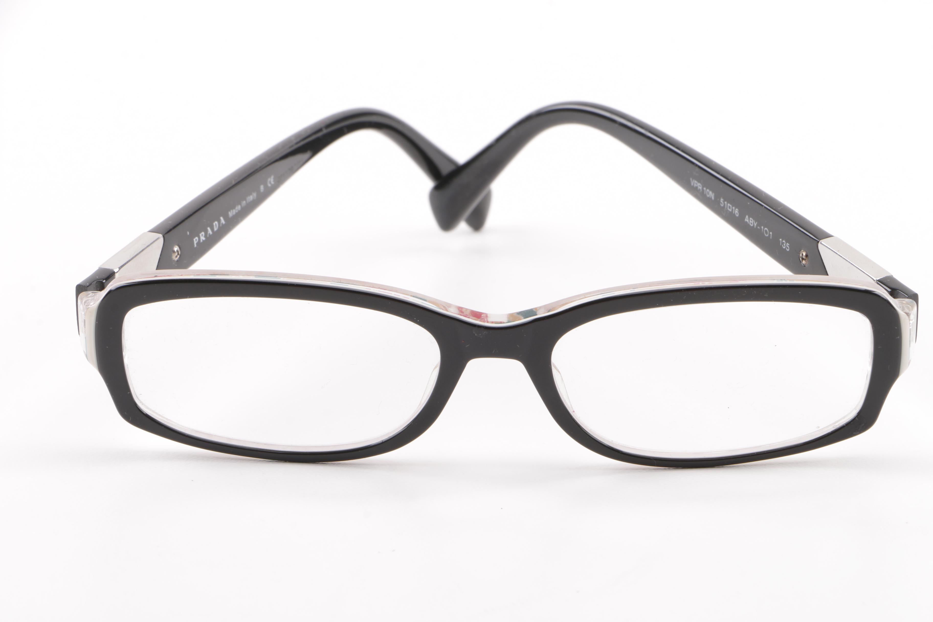 Prada VPR 10N Prescription Eyeglasses with Case