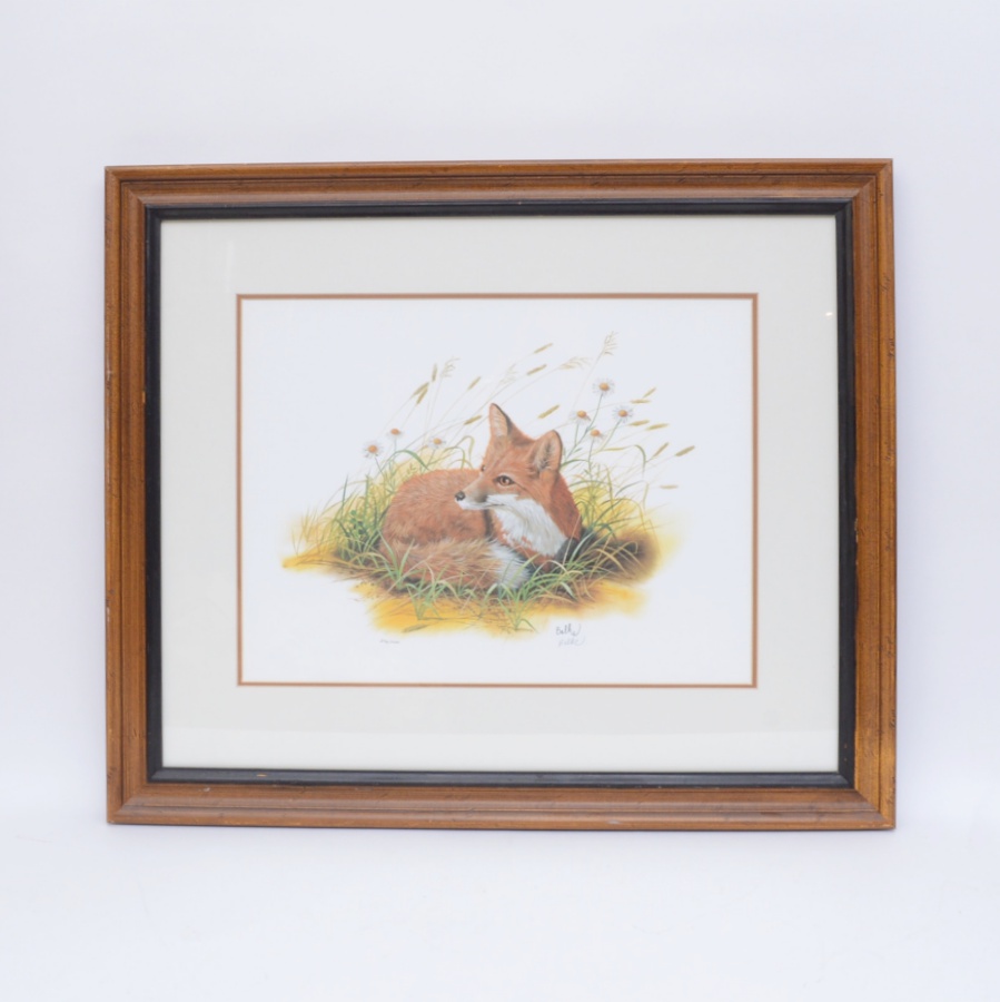 Don Balke Limited Edition Offset Lithograph"Red Fox Pup"