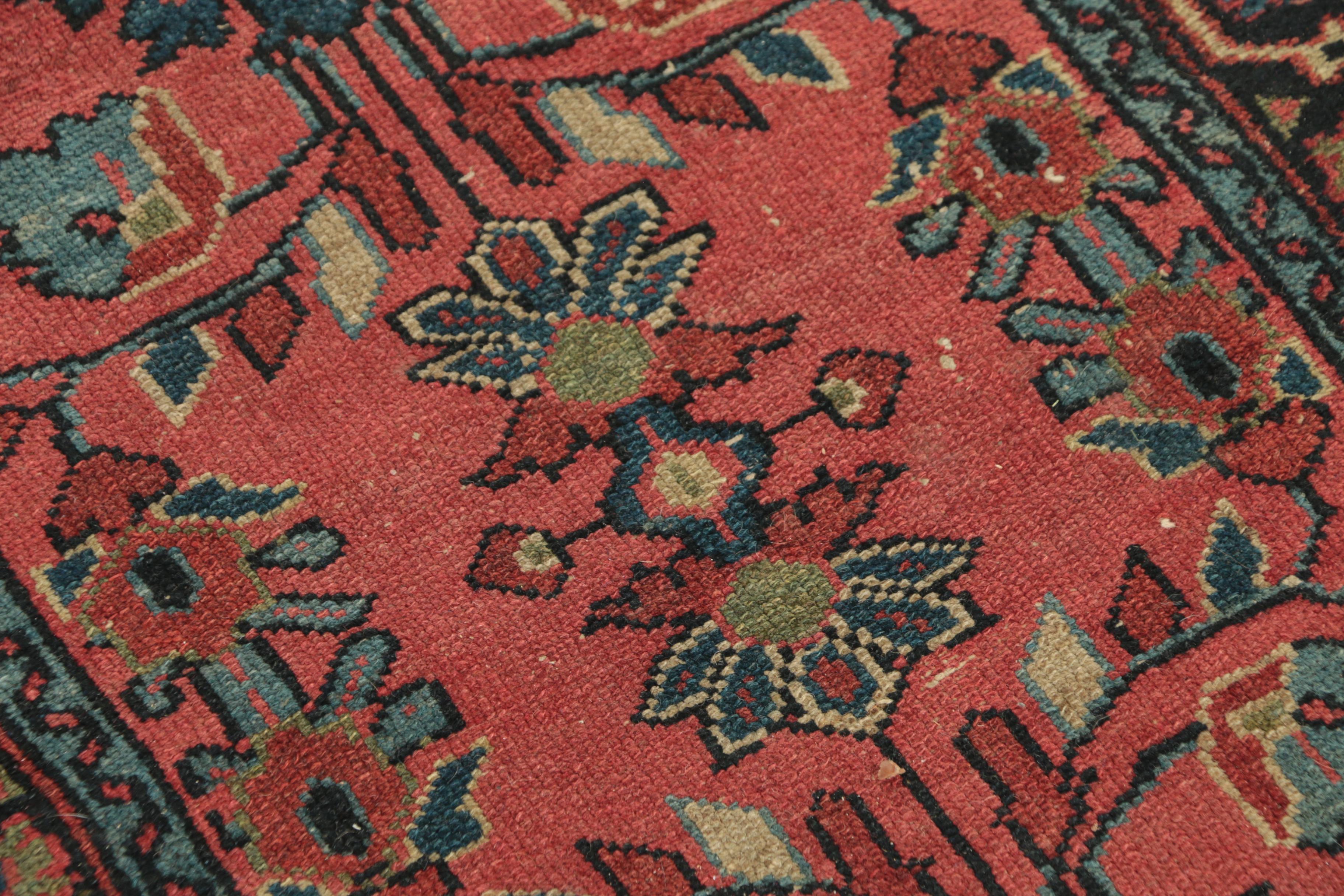 Semi-Antique Hand-Knotted Persian Wool Rug