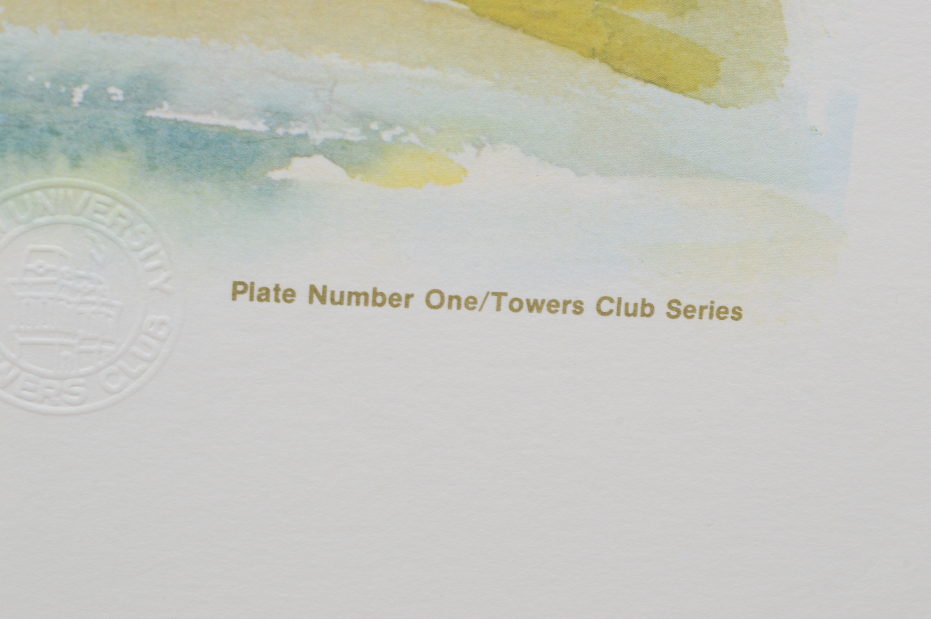 Two Miami University Prints "Elliott Hall" and "Upham Hall"