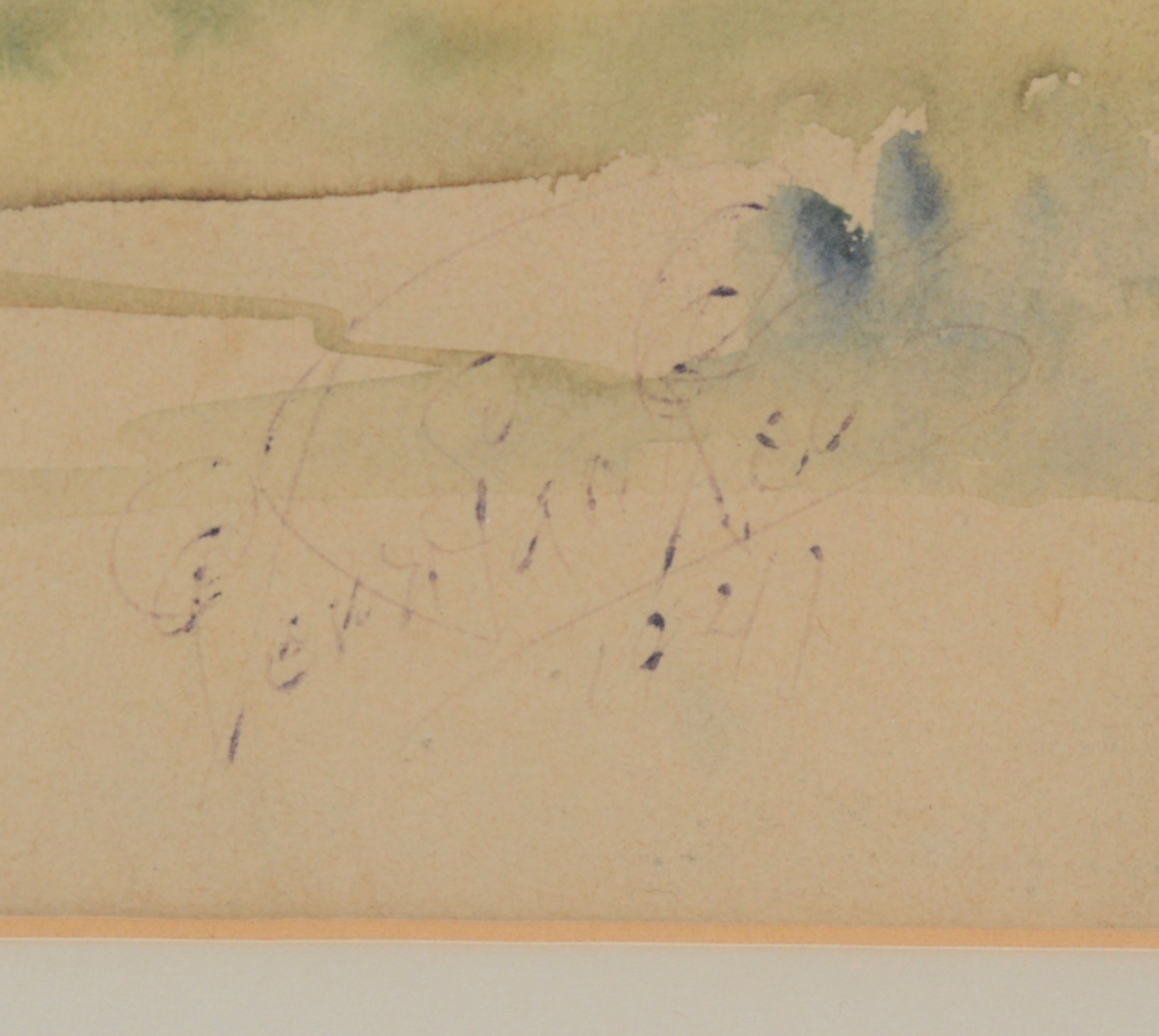 Vern Parker Watercolor Painting of Charles Russell