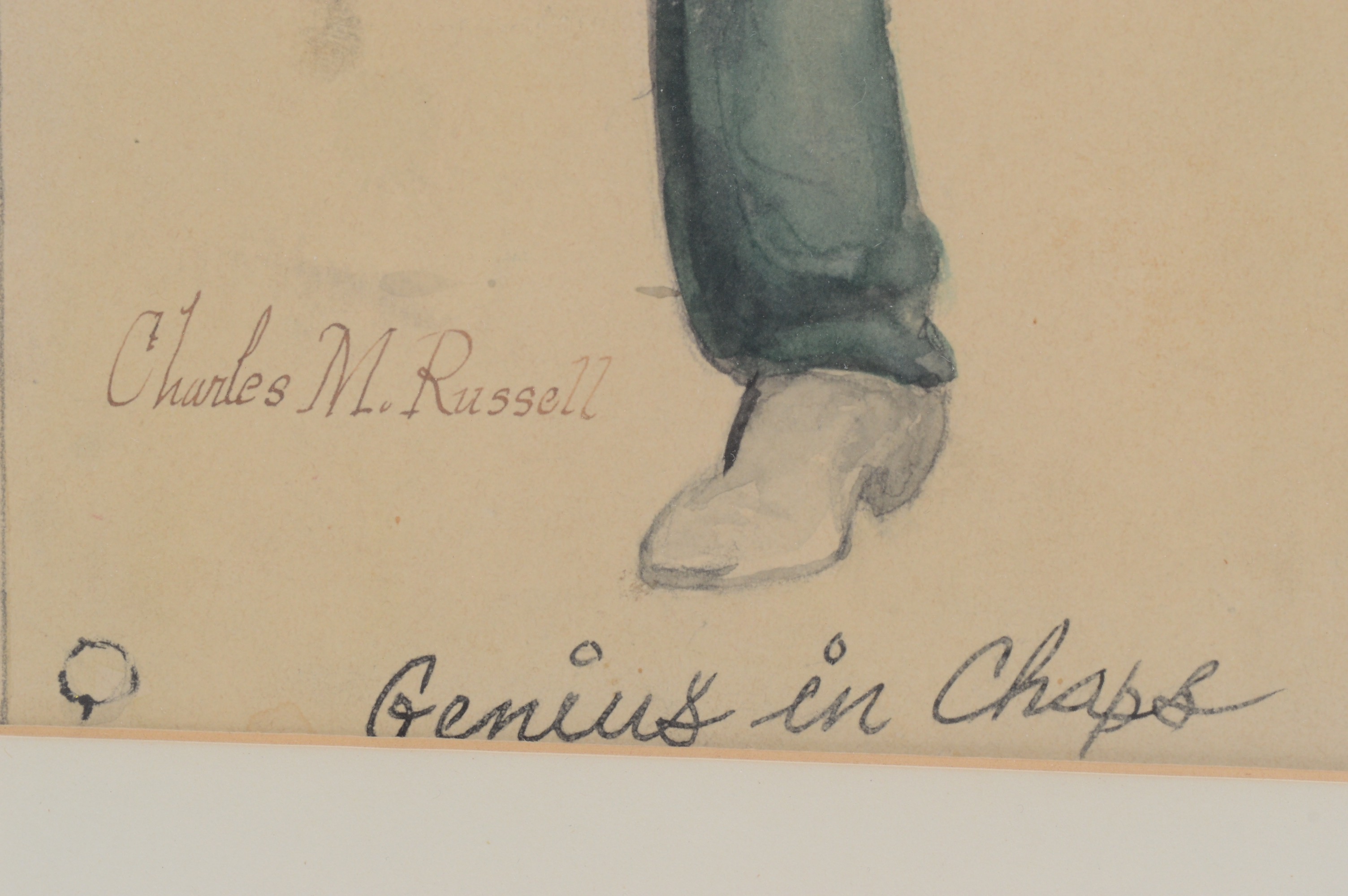 Vern Parker Watercolor Painting of Charles Russell