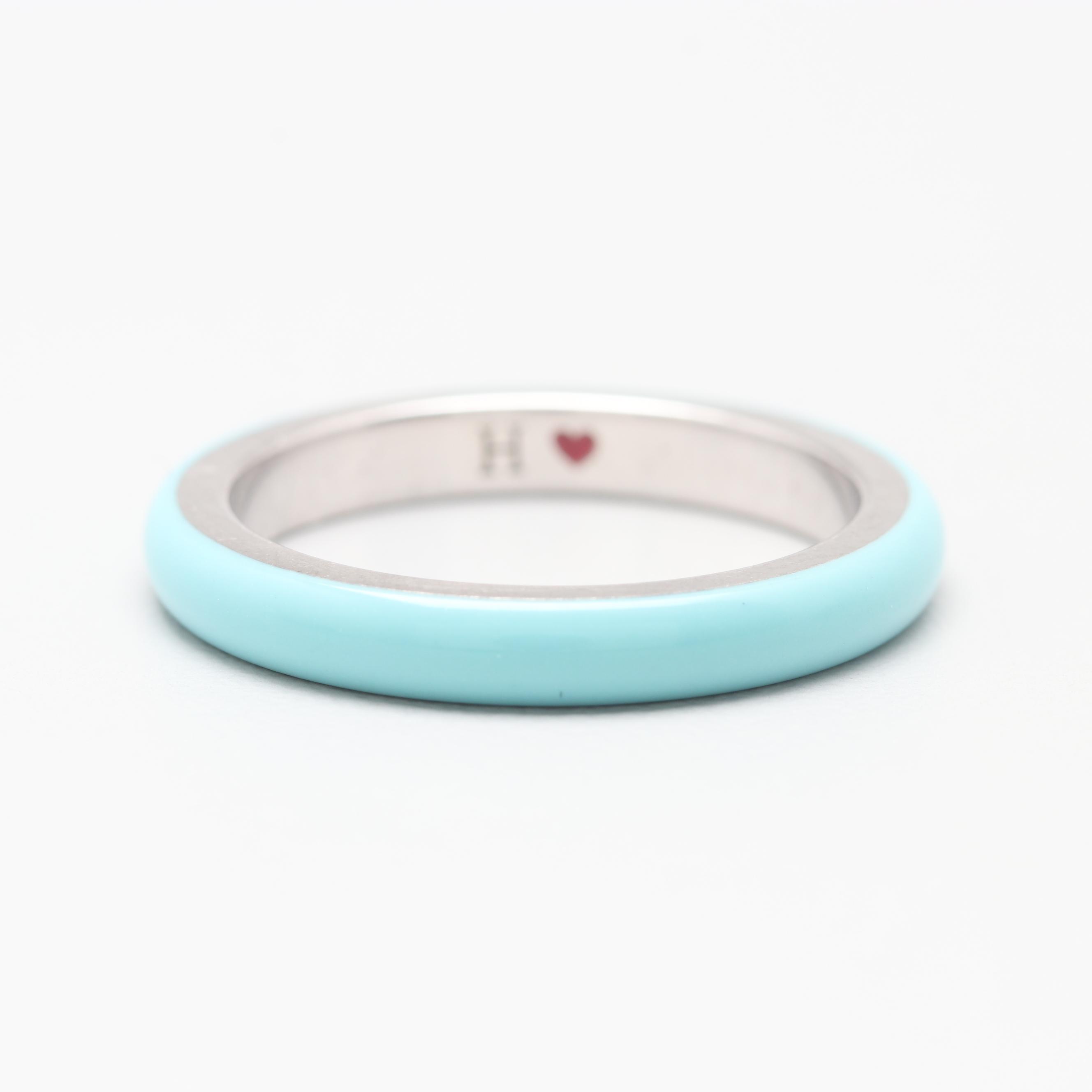 Hidalgo Sterling Silver Enamel Ring