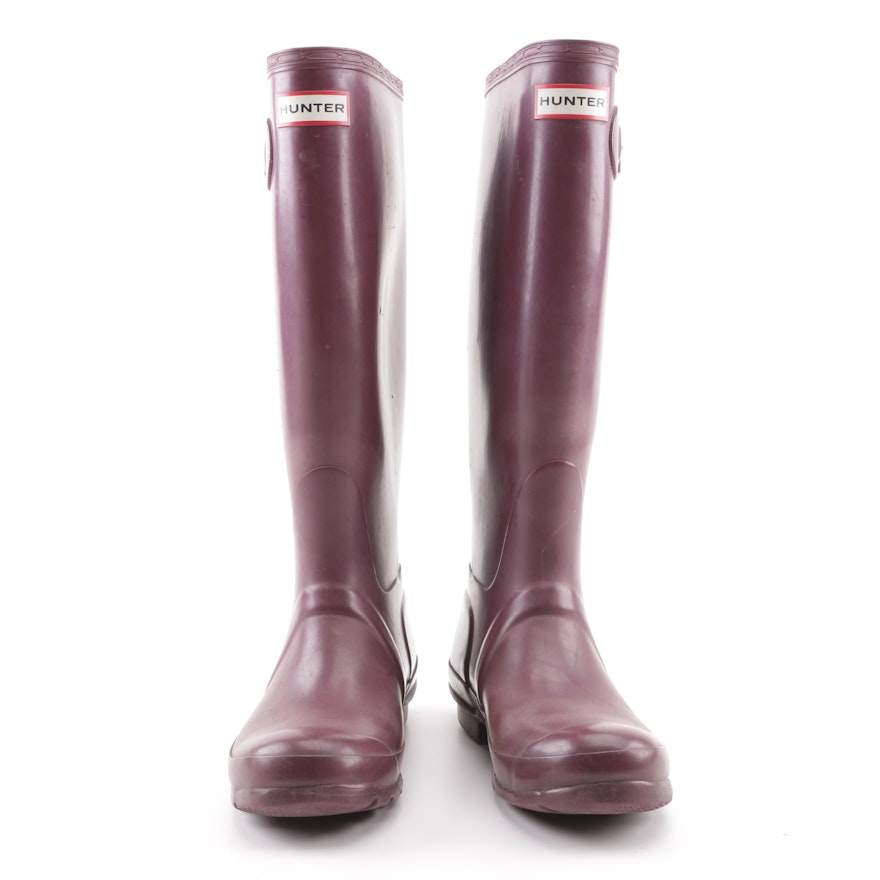 Women's Hunter Original Tall Plum Rain Boots
