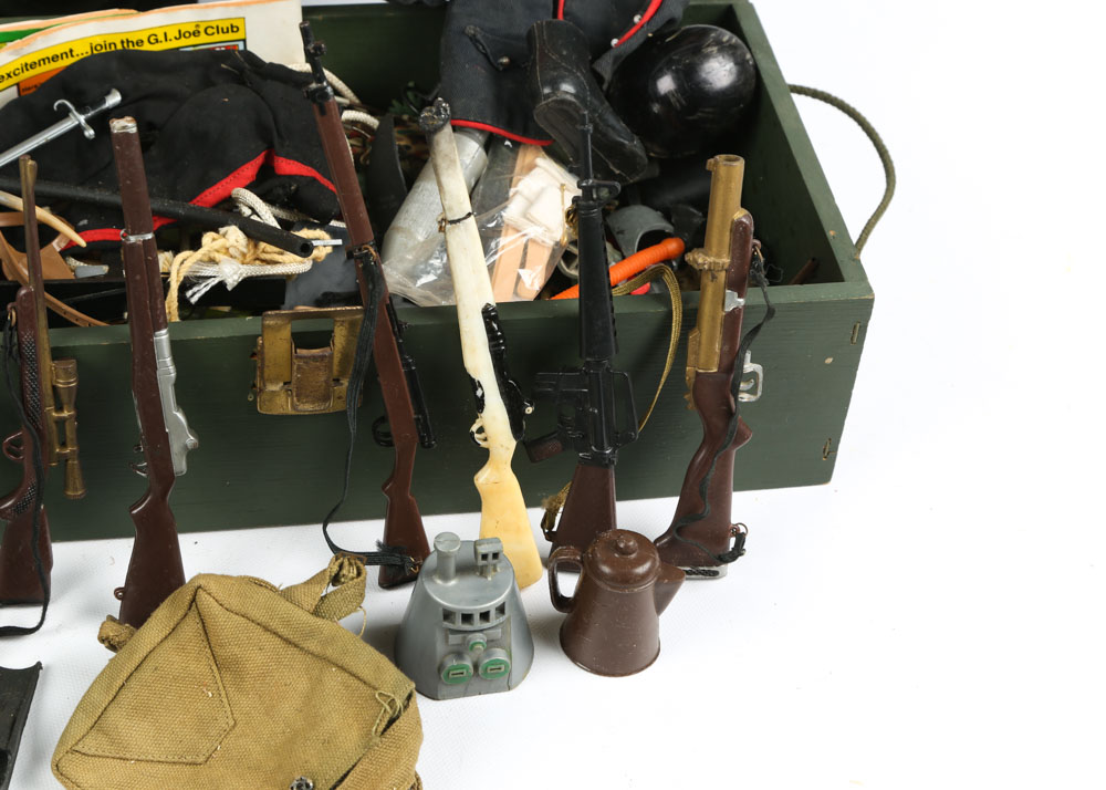 Vintage G.I. Joe Action Figure with Jeep and Accessories